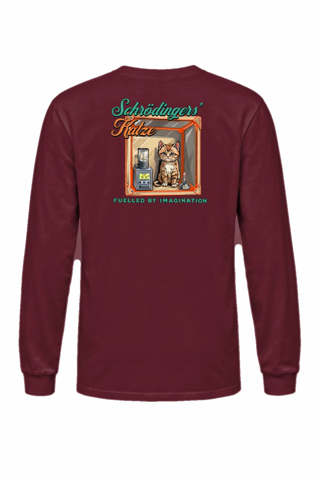 "Schrödinger’s Katze" Unisex Longsleeve T-shirt | Gildan 2400