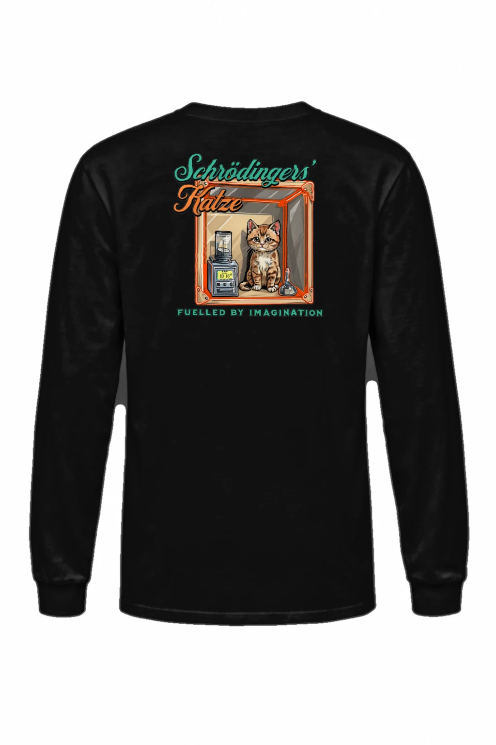 "Schrödinger’s Katze" Unisex Longsleeve T-shirt | Gildan 2400
