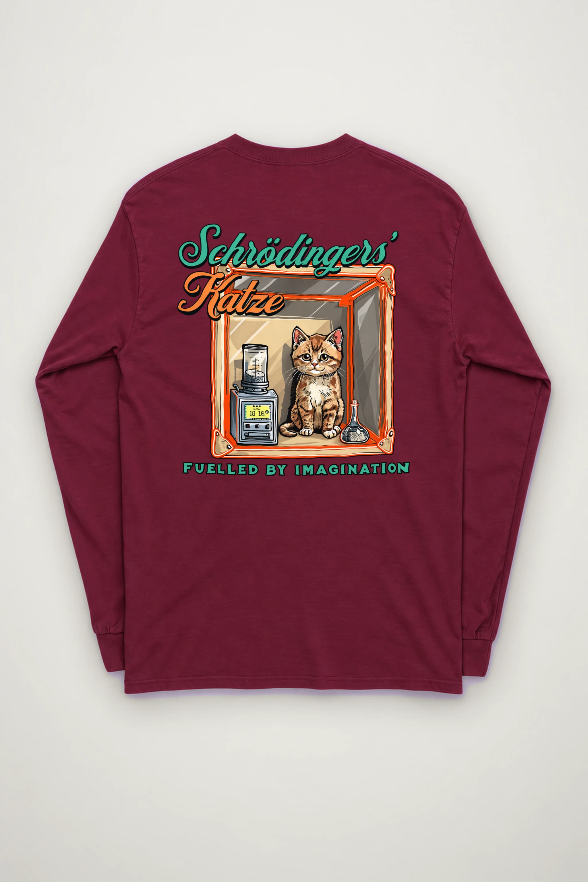 "Schrödinger’s Katze" Unisex Longsleeve T-shirt