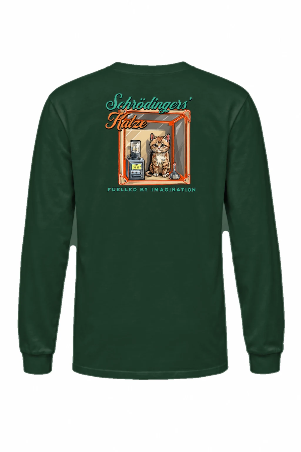 "Schrödinger’s Katze" Unisex Longsleeve T-shirt | Gildan 2400