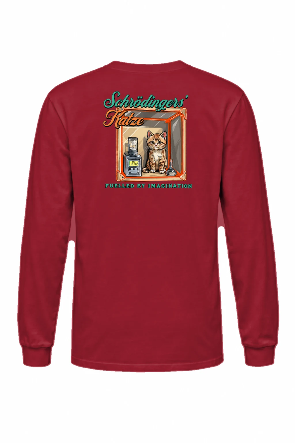 "Schrödinger’s Katze" Unisex Longsleeve T-shirt | Gildan 2400