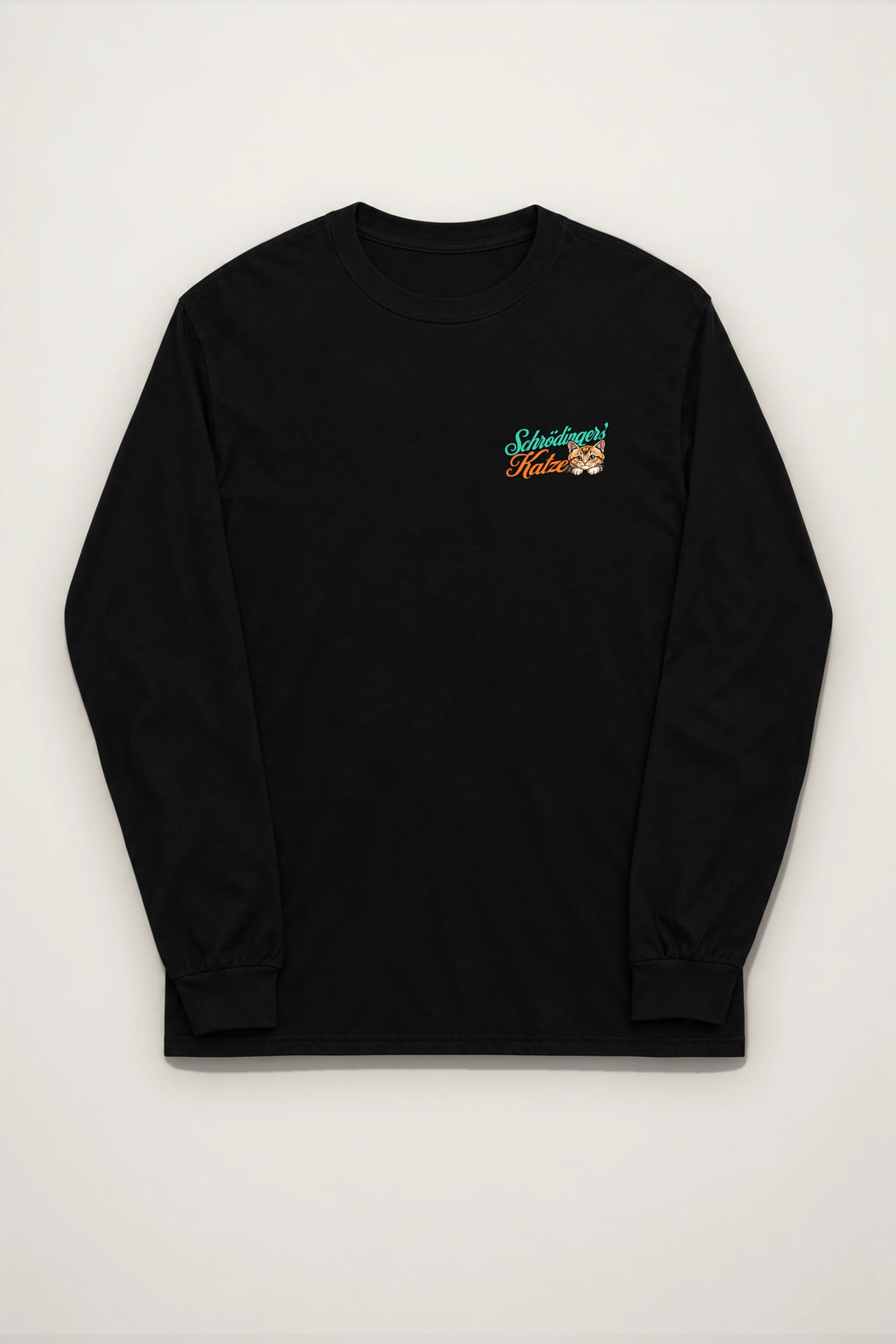 "Schrödinger’s Katze" Unisex Longsleeve T-shirt