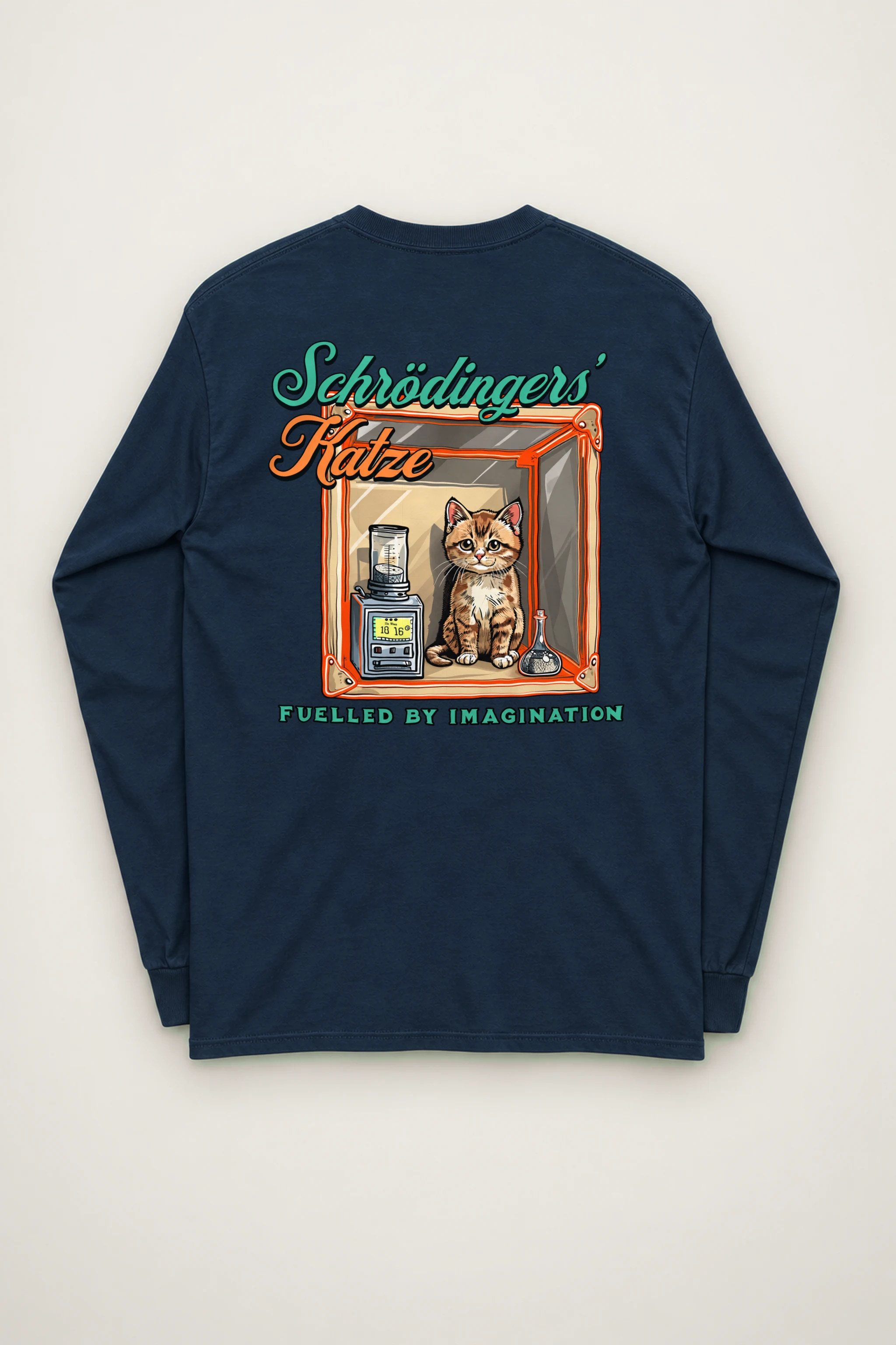 "Schrödinger’s Katze" Unisex Longsleeve T-shirt