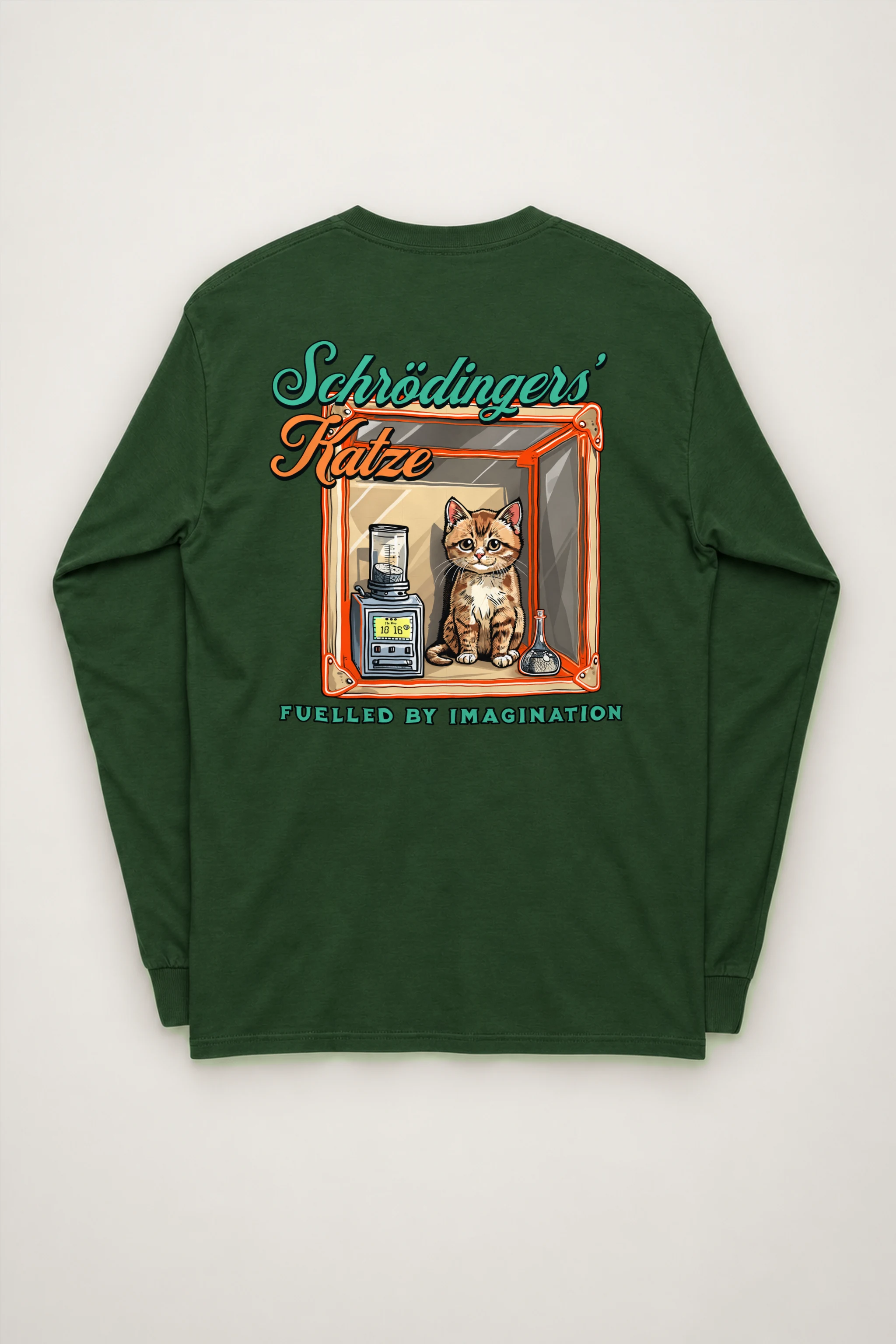 "Schrödinger’s Katze" Unisex Longsleeve T-shirt