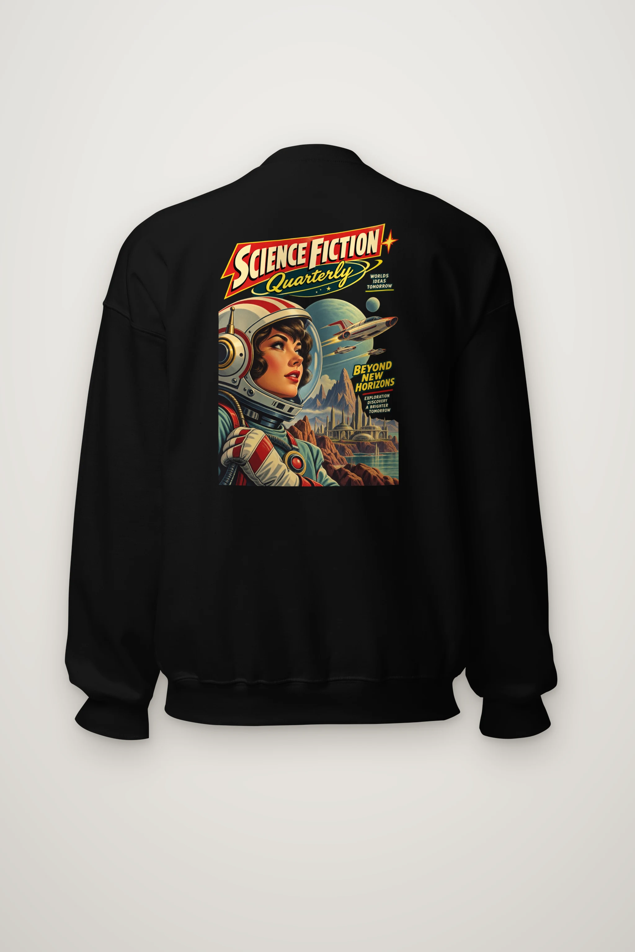 "Science Fiction Quarterly" Heavy Blend Unisex Crewneck Sweatshirt