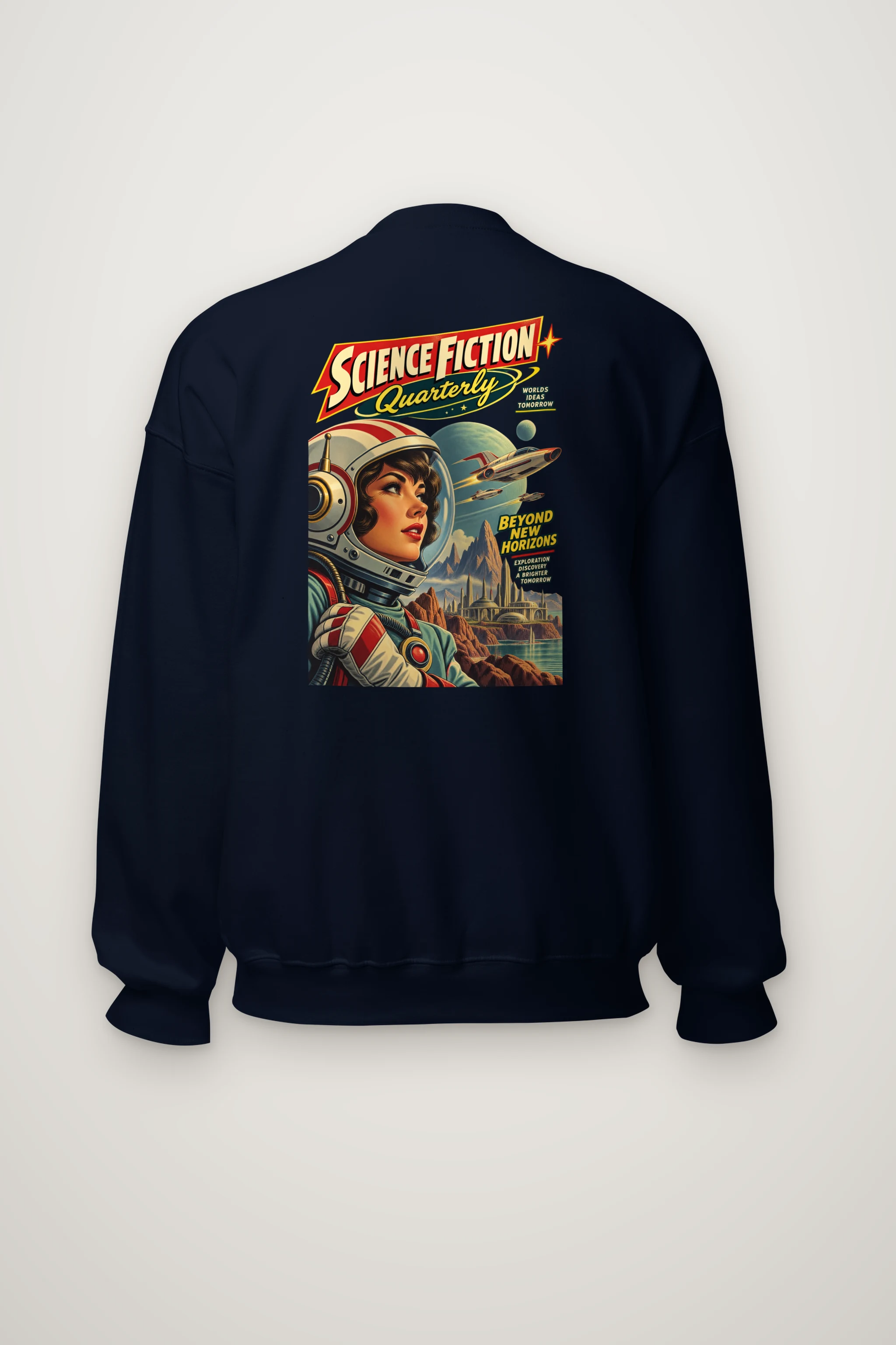 "Science Fiction Quarterly" Heavy Blend Unisex Crewneck Sweatshirt