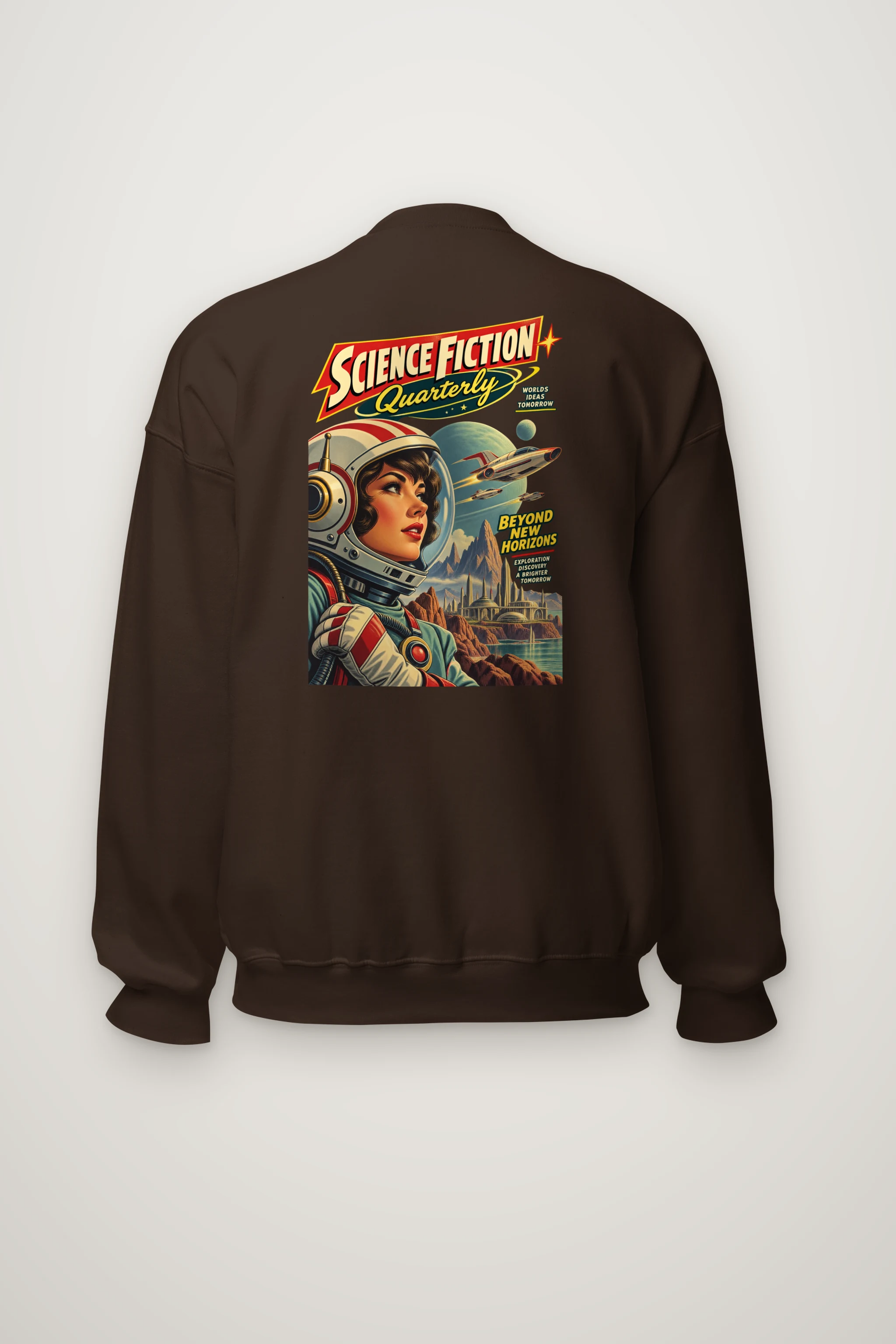 "Science Fiction Quarterly" Heavy Blend Unisex Crewneck Sweatshirt