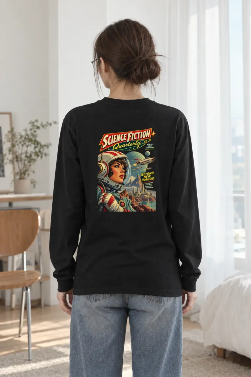 "Science Fiction Quarterly" Unisex Longsleeve T-shirt