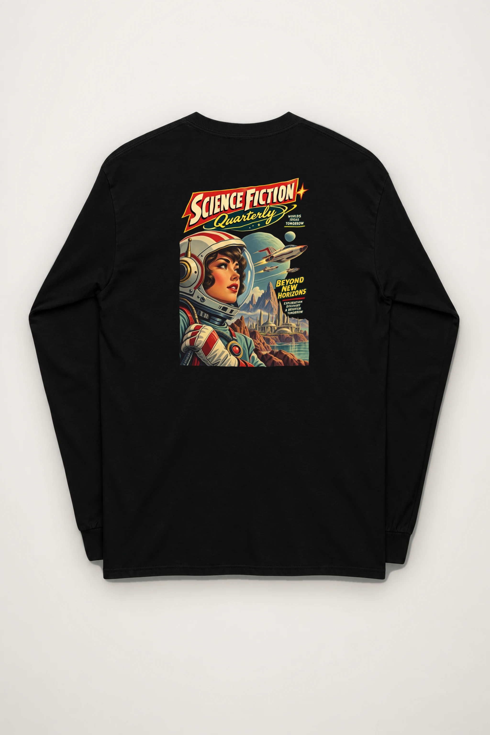 "Science Fiction Quarterly" Unisex Longsleeve T-shirt
