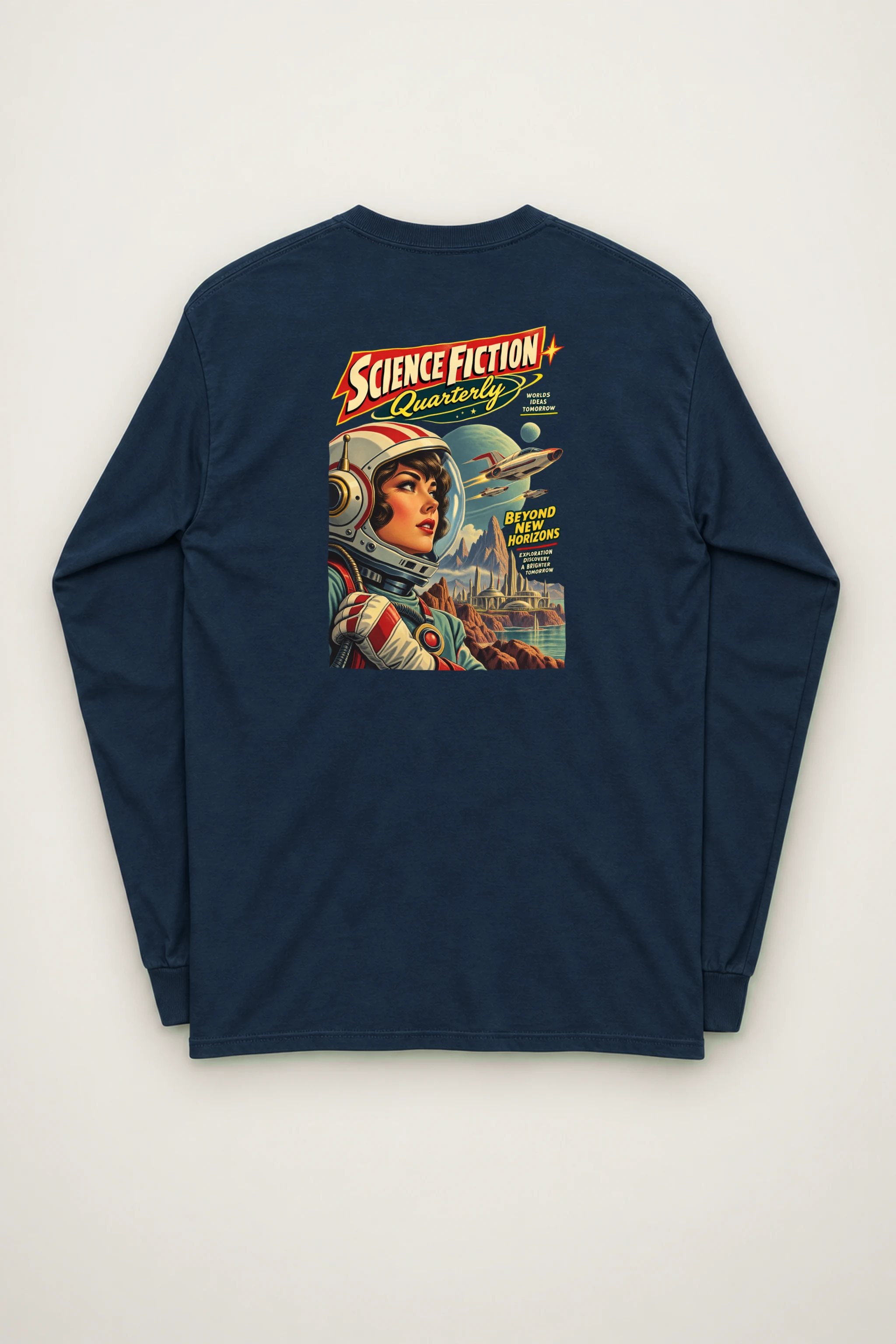 "Science Fiction Quarterly" Unisex Longsleeve T-shirt