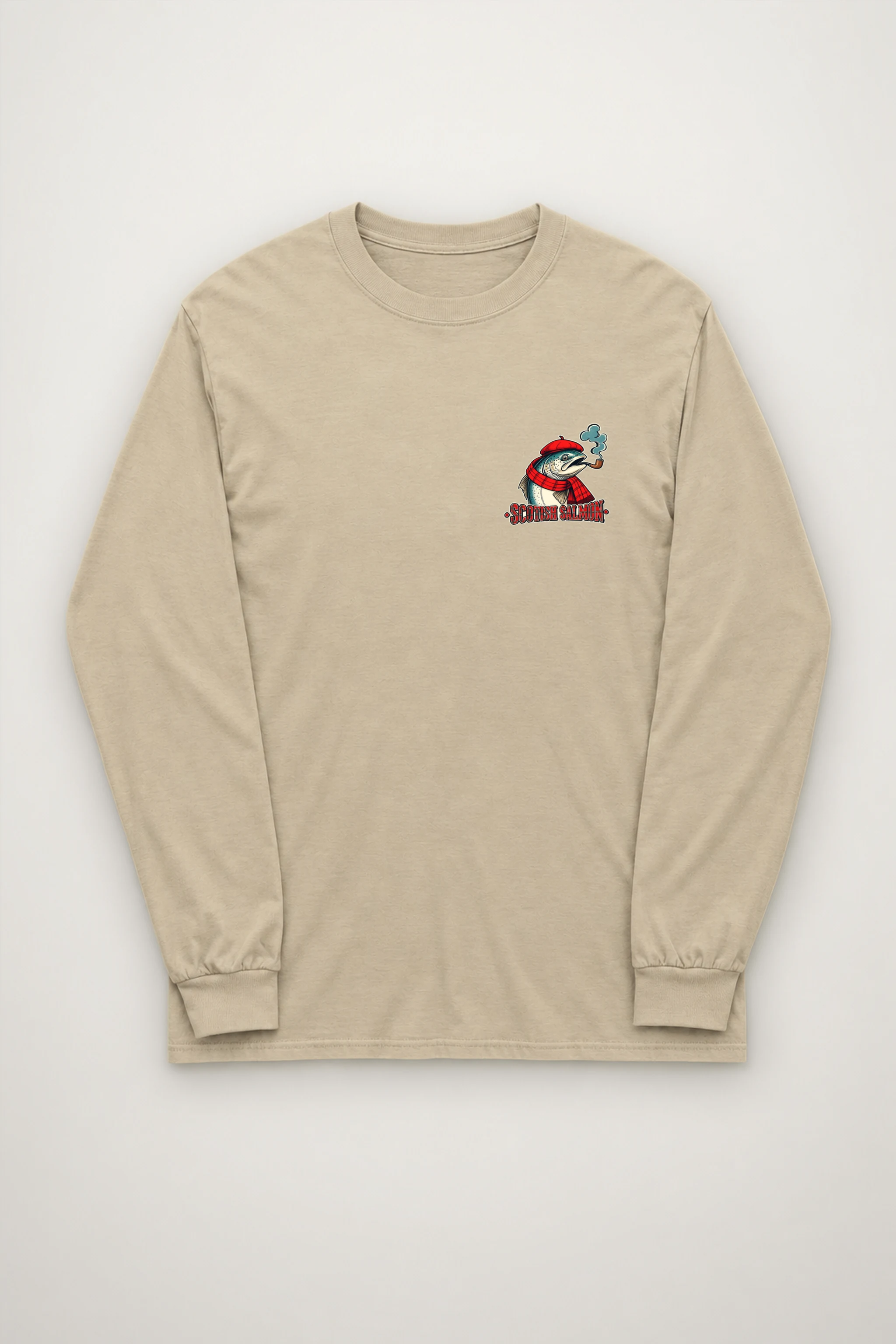"Scottish Salmon Lounge" Unisex Longsleeve T-shirt