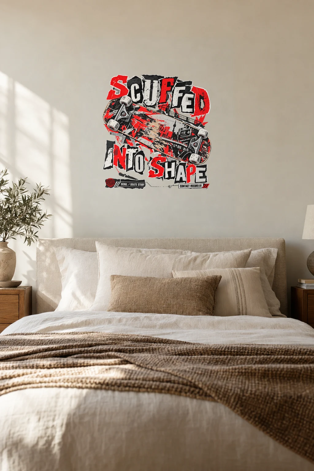"Scuffed Into Shape" Premium Wooden Framed Poster