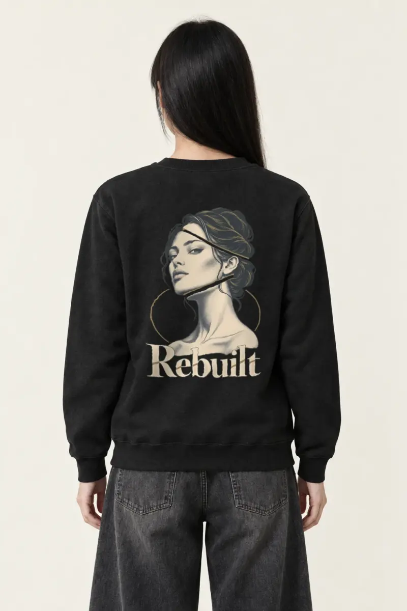 "Sculptural Woman Study" Heavy Blend Unisex Crewneck Sweatshirt