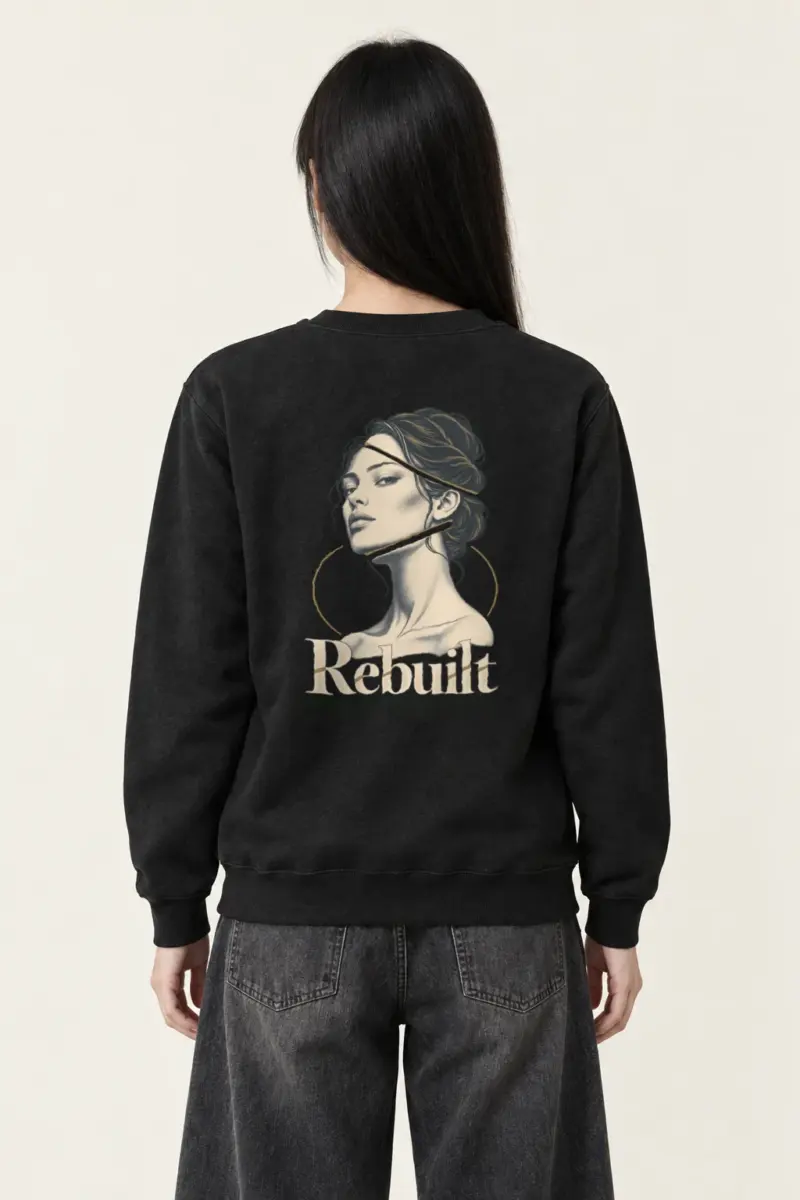 "Sculptural Woman Study" Heavy Blend Unisex Crewneck Sweatshirt