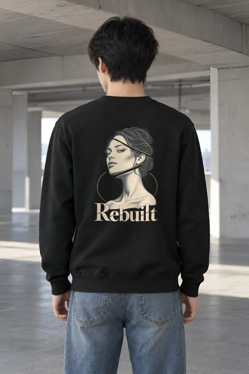 "Sculptural Woman Study" Heavy Blend Unisex Crewneck Sweatshirt