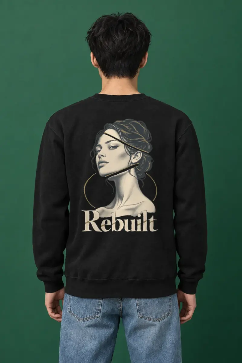 "Sculptural Woman Study" Heavy Blend Unisex Crewneck Sweatshirt | Gildan 18000