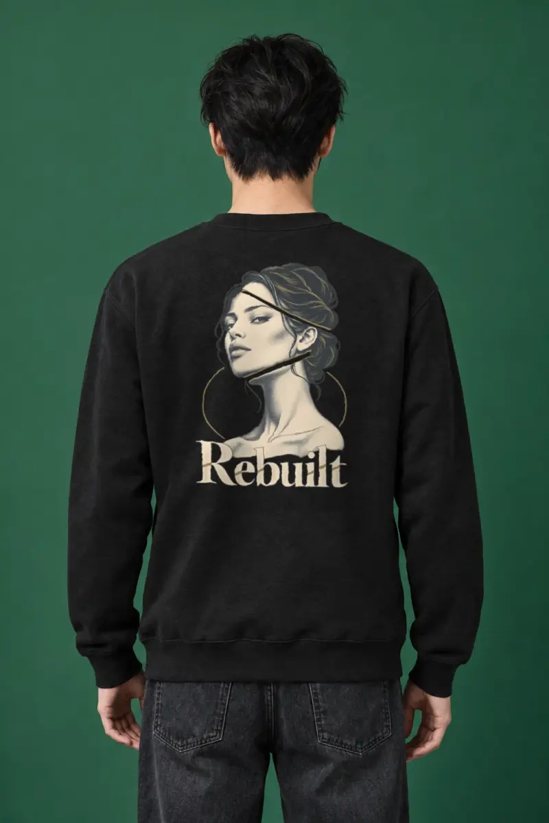 "Sculptural Woman Study" Heavy Blend Unisex Crewneck Sweatshirt