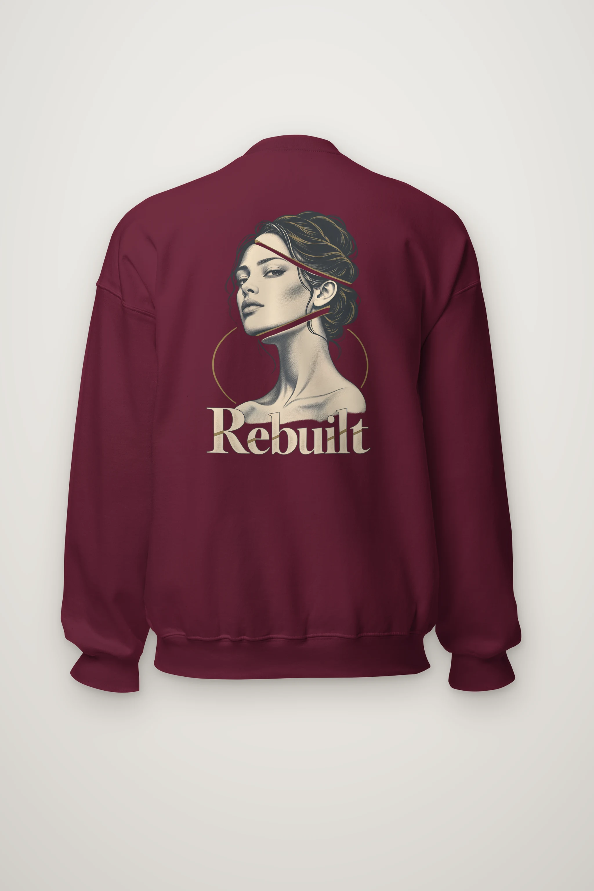 "Sculptural Woman Study" Heavy Blend Unisex Crewneck Sweatshirt