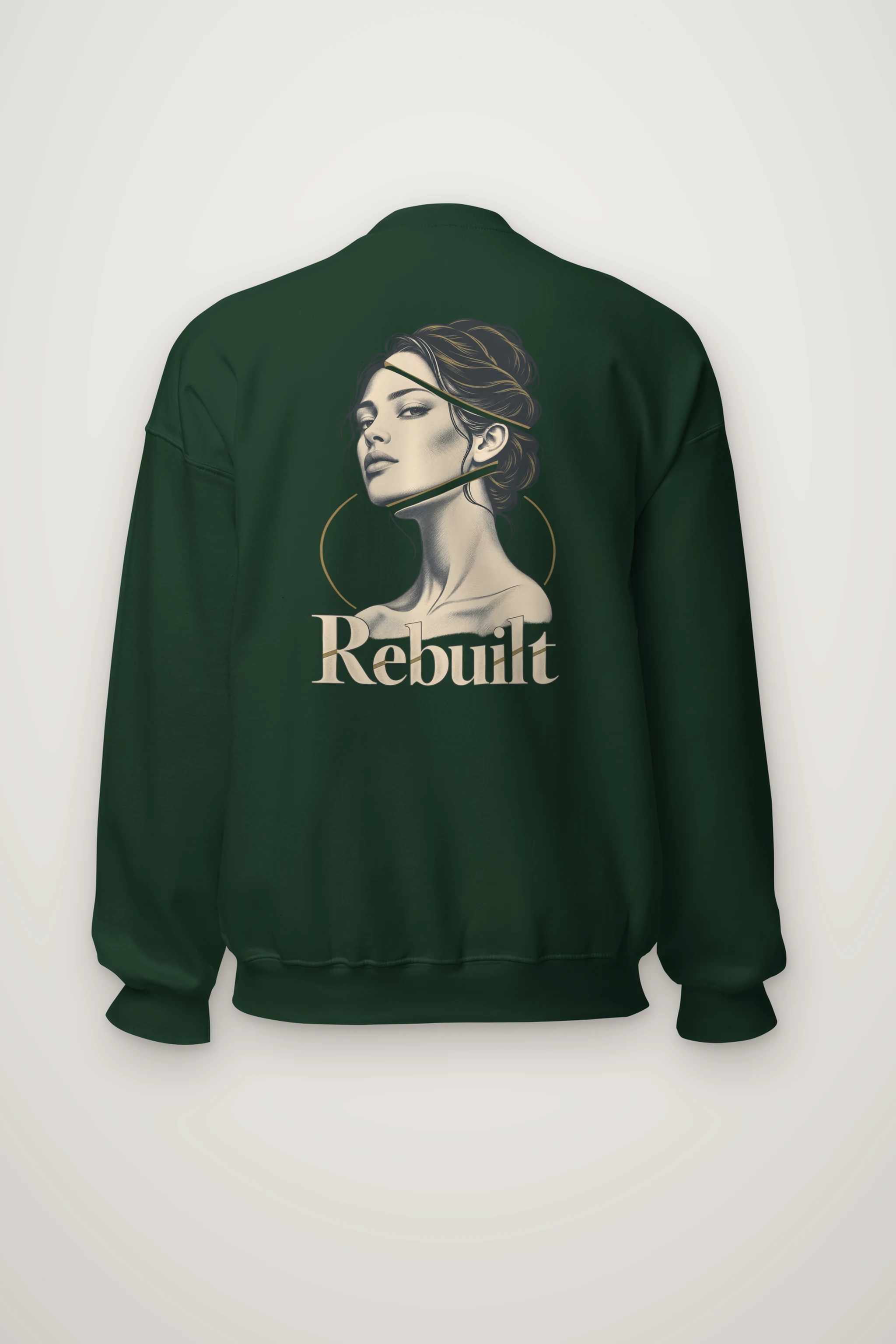"Sculptural Woman Study" Heavy Blend Unisex Crewneck Sweatshirt