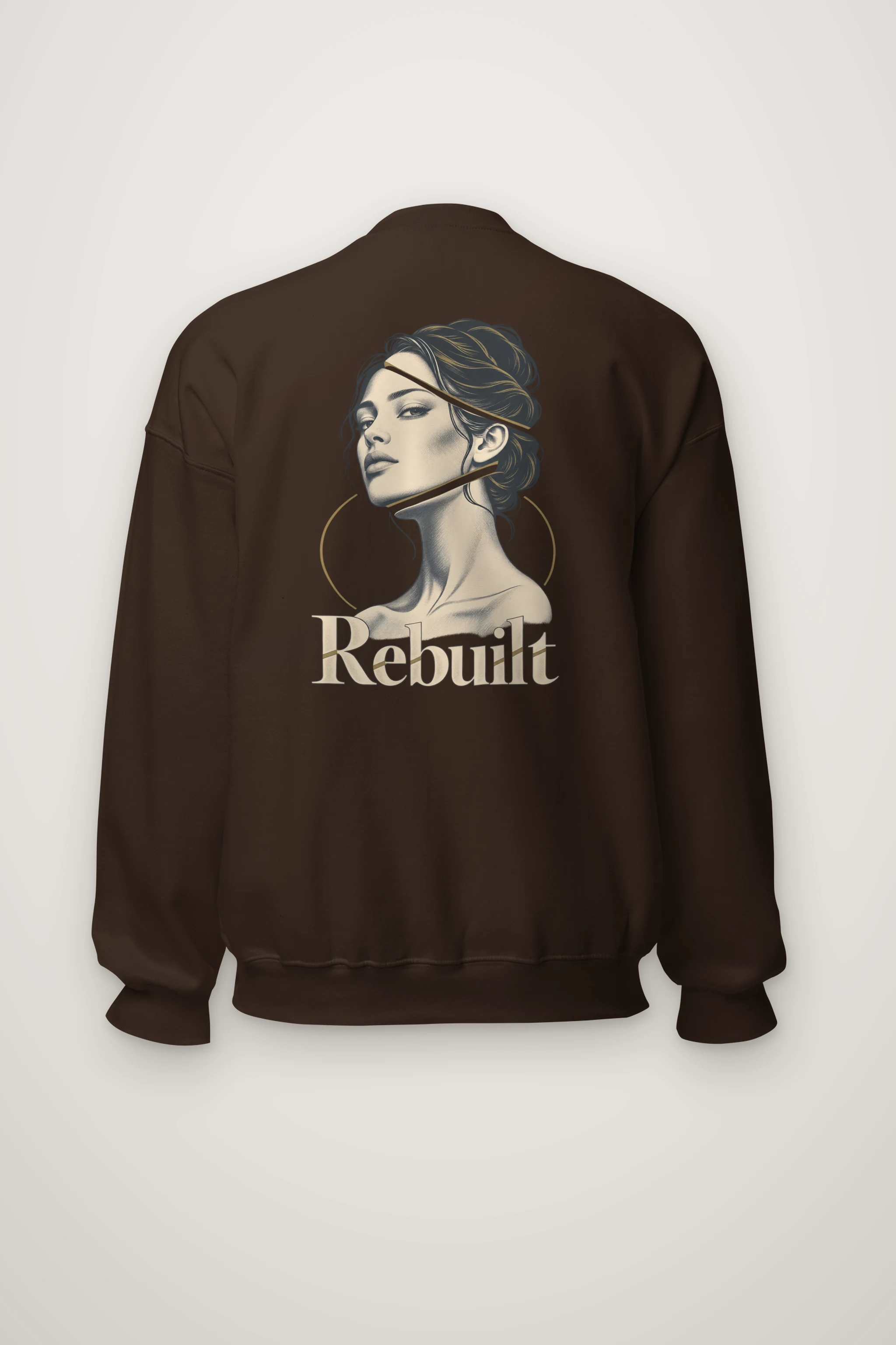 "Sculptural Woman Study" Heavy Blend Unisex Crewneck Sweatshirt