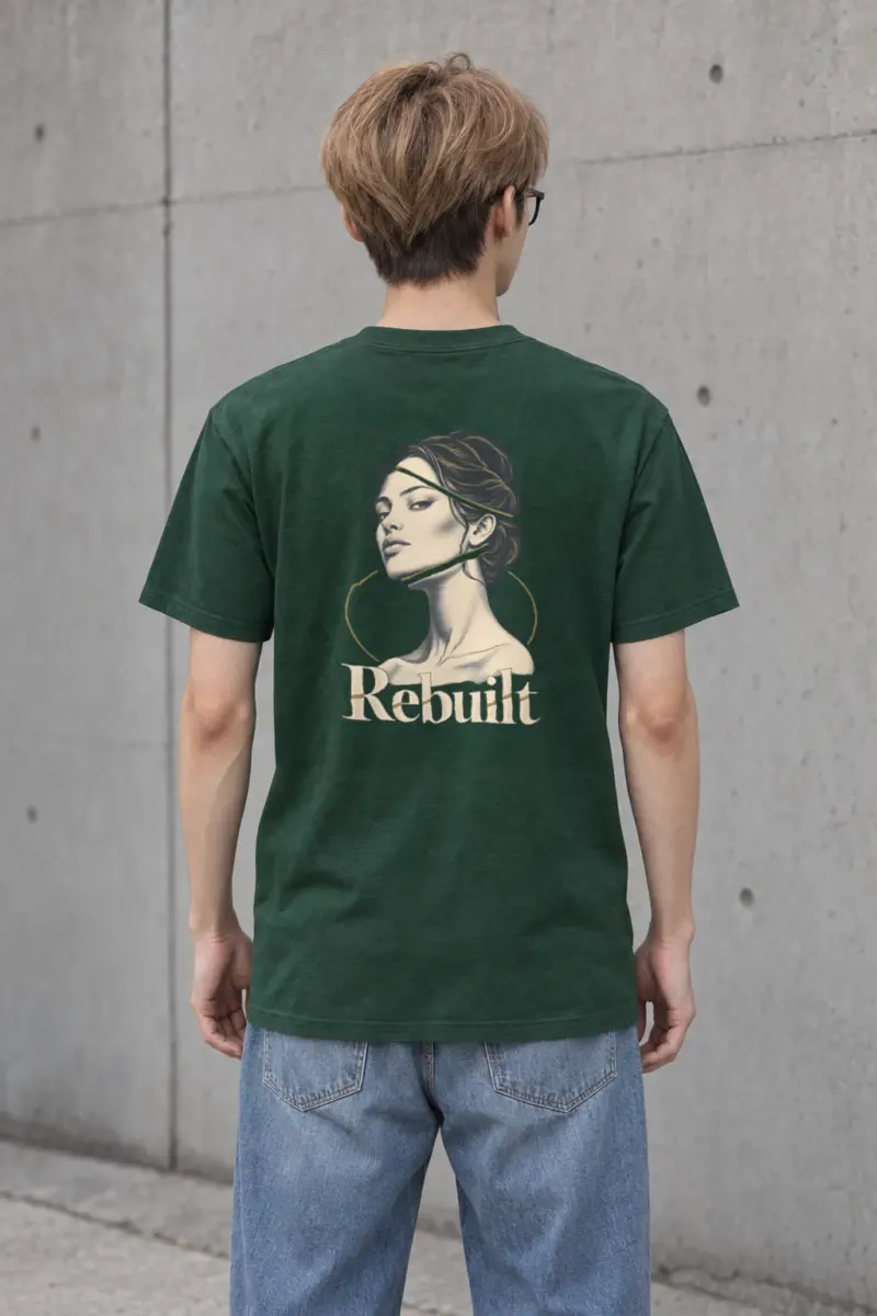 "Sculptural Woman Study" Heavyweight Unisex Crewneck T-shirt