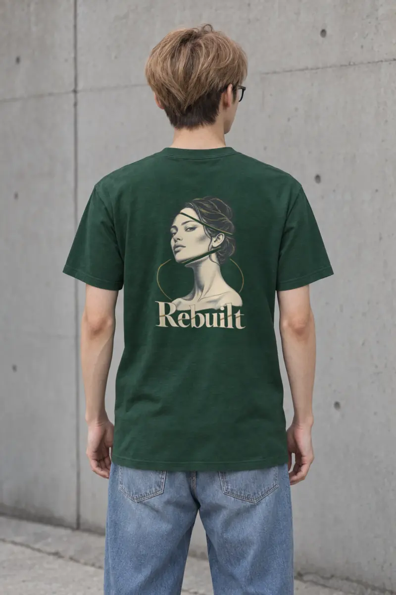 "Sculptural Woman Study" Heavyweight Unisex Crewneck T-shirt