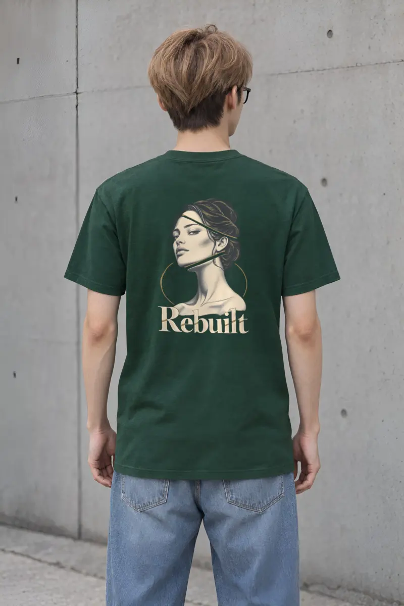 "Sculptural Woman Study" Heavyweight Unisex Crewneck T-shirt