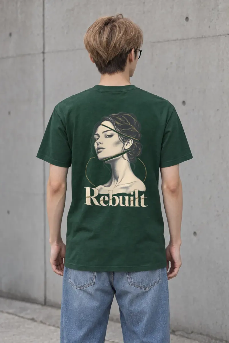 "Sculptural Woman Study" Heavyweight Unisex Crewneck T-shirt