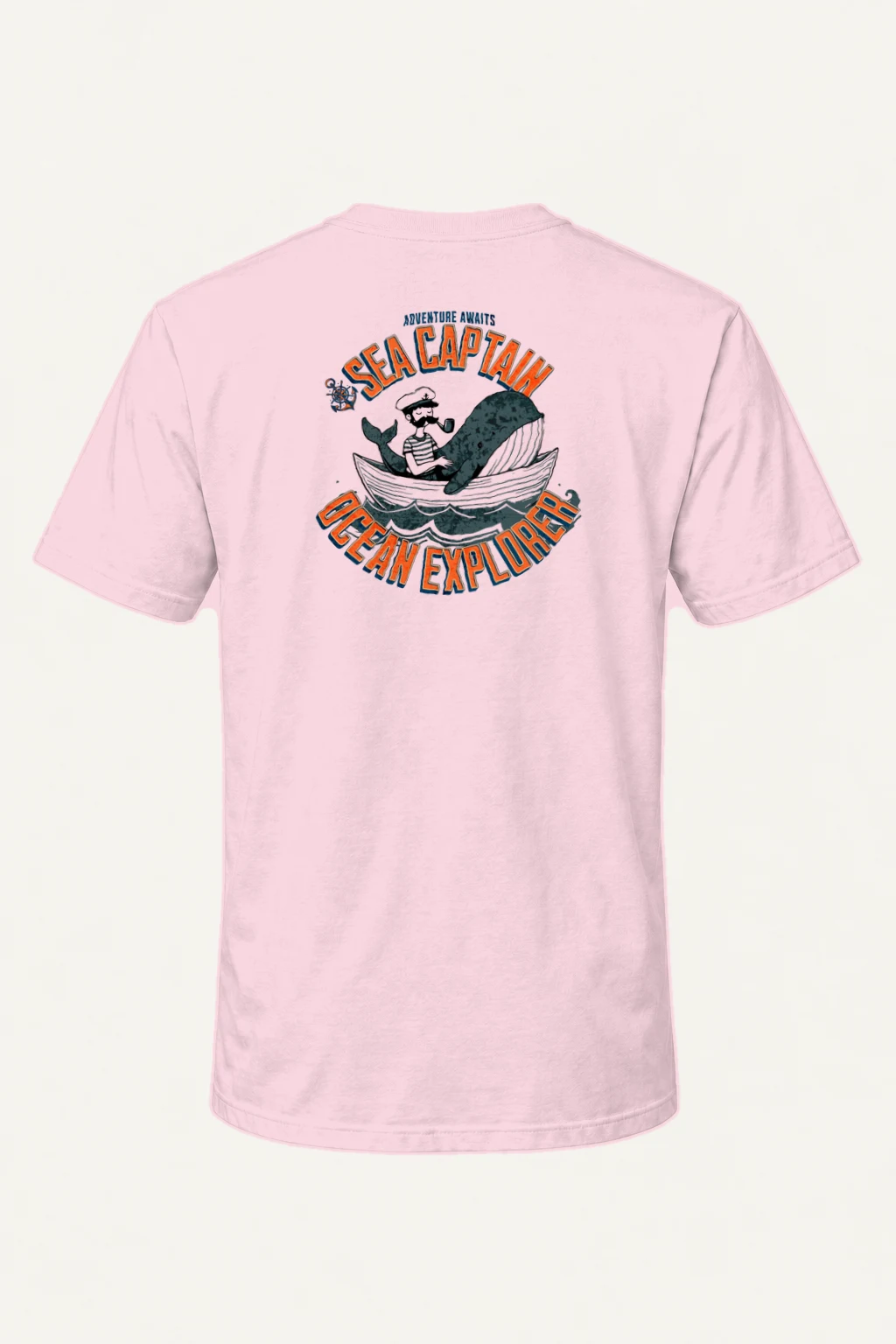 "Sea Captain Adventure" Heavyweight Unisex Crewneck T-shirt | Gildan 5000