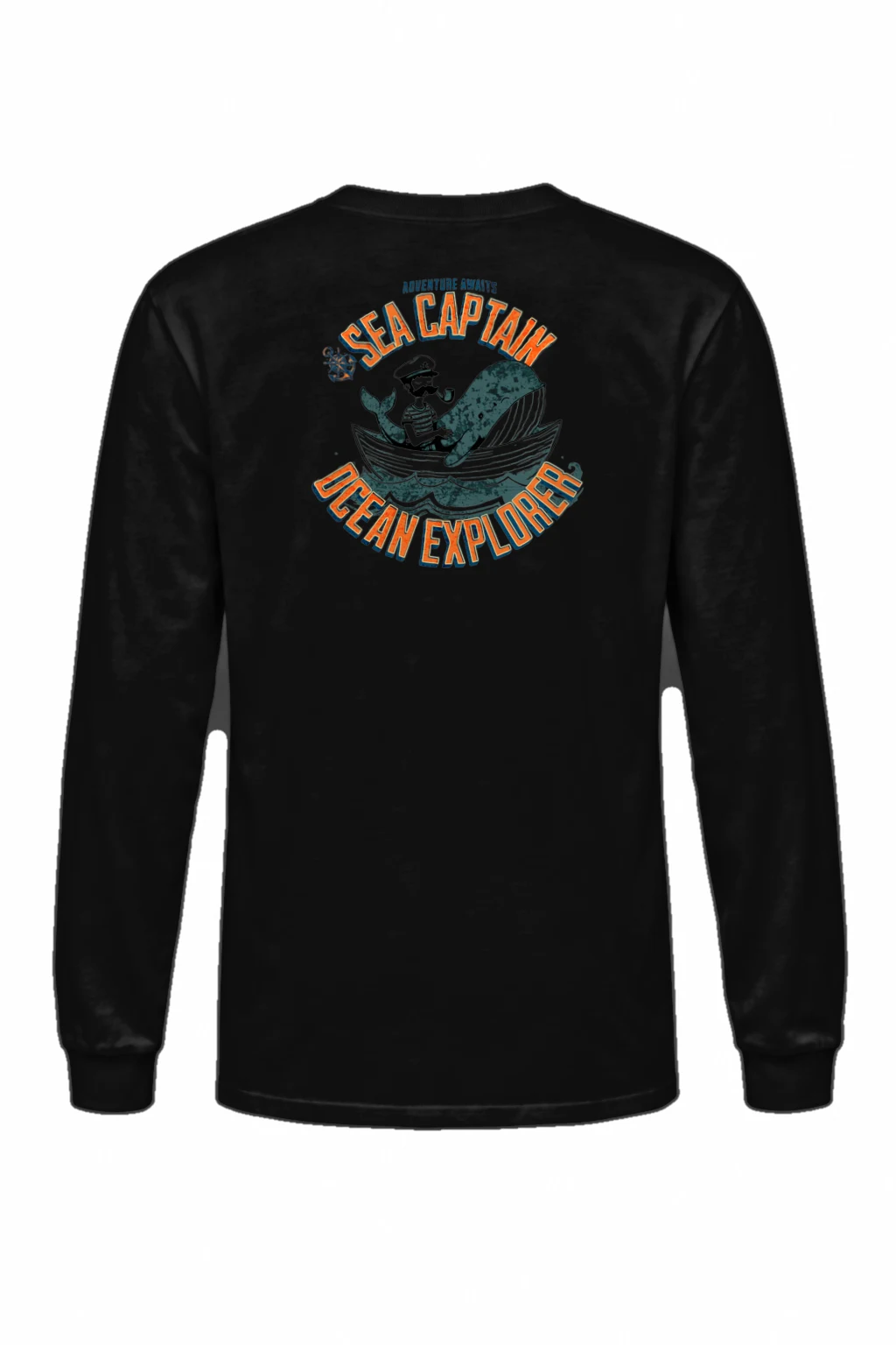 "Sea Captain" Unisex Longsleeve T-shirt | Gildan 2400