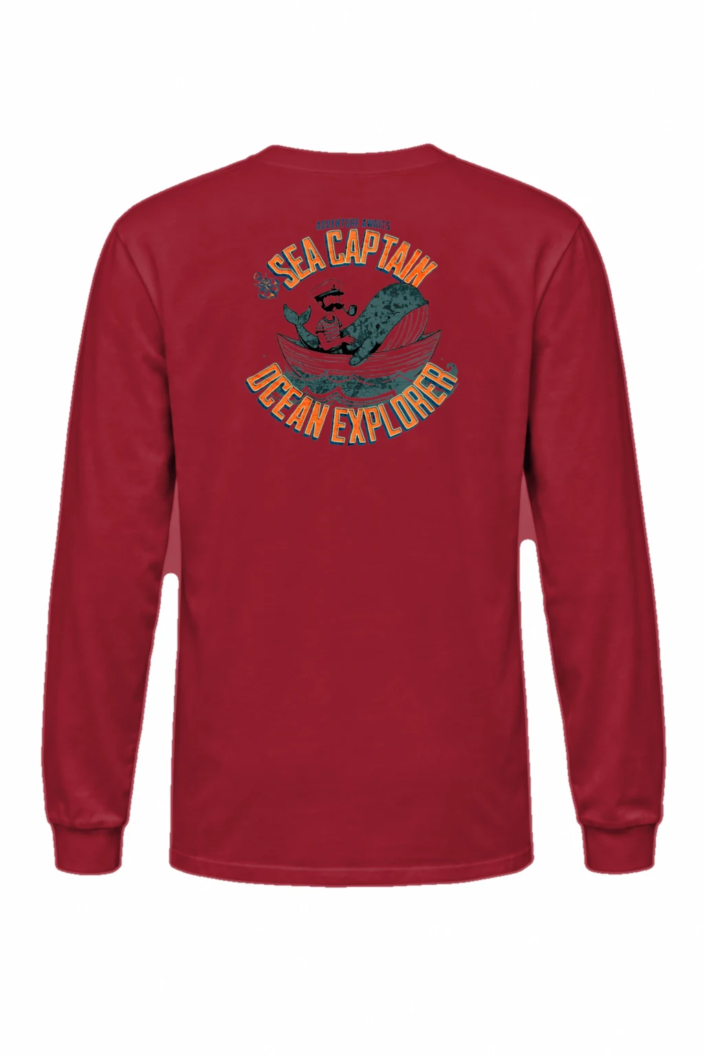 "Sea Captain" Unisex Longsleeve T-shirt | Gildan 2400