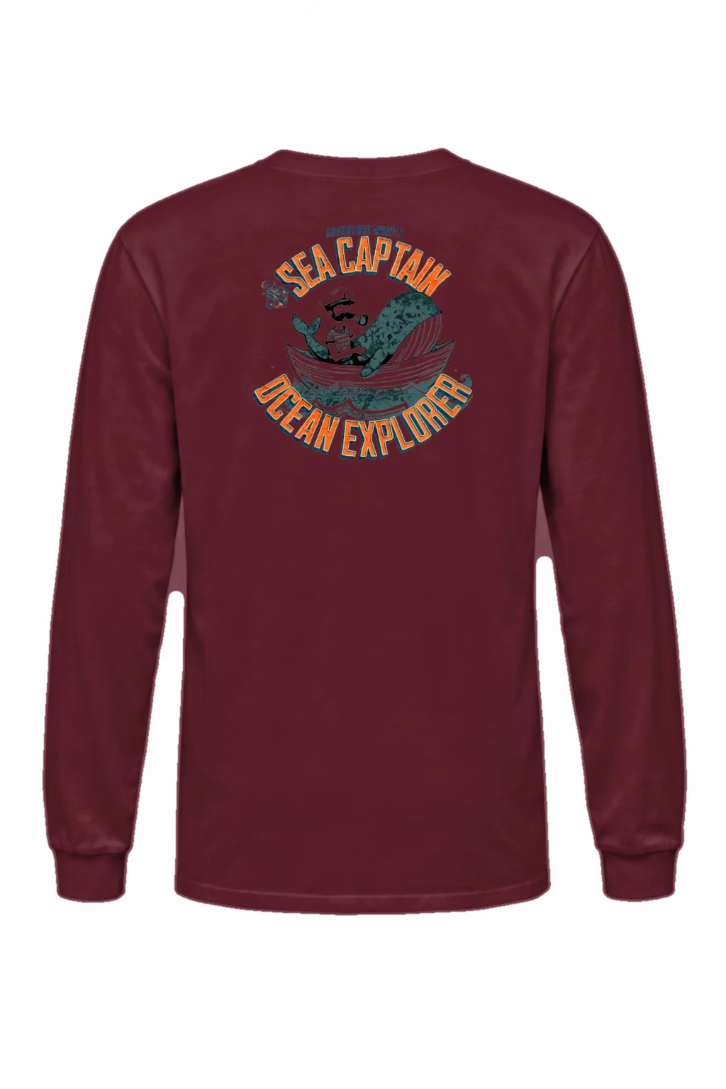 "Sea Captain" Unisex Longsleeve T-shirt | Gildan 2400