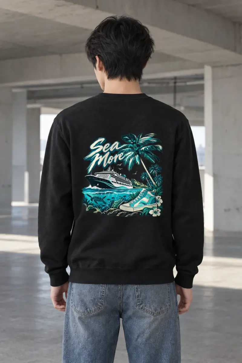 "Sea More" Heavy Blend Unisex Crewneck Sweatshirt