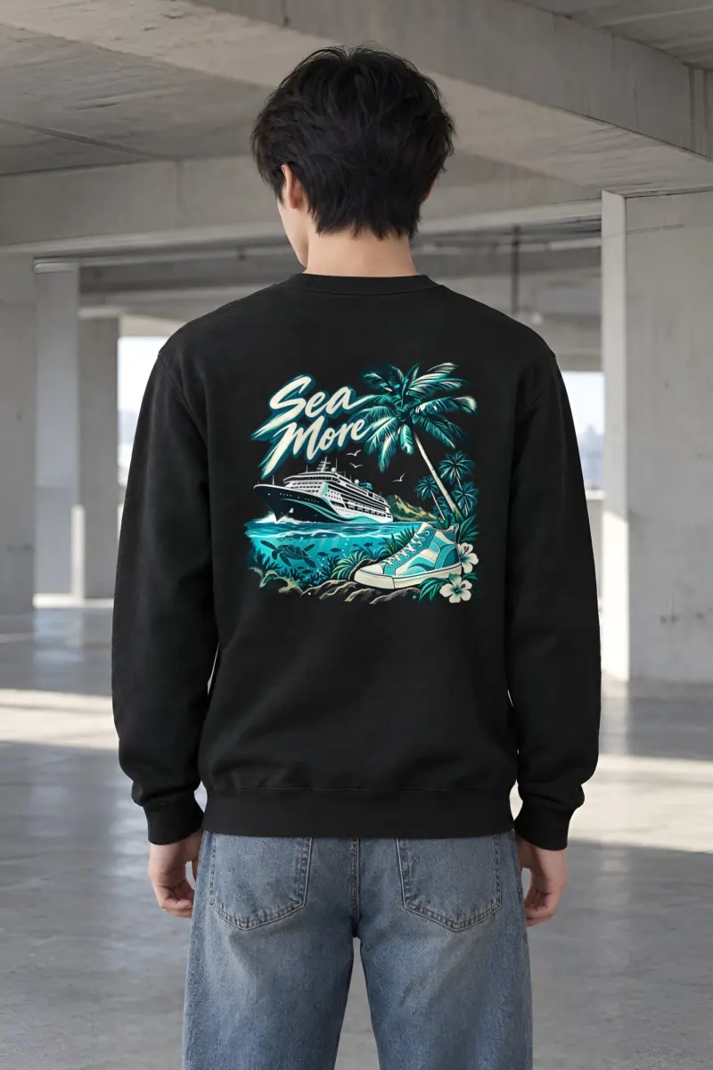 "Sea More" Heavy Blend Unisex Crewneck Sweatshirt