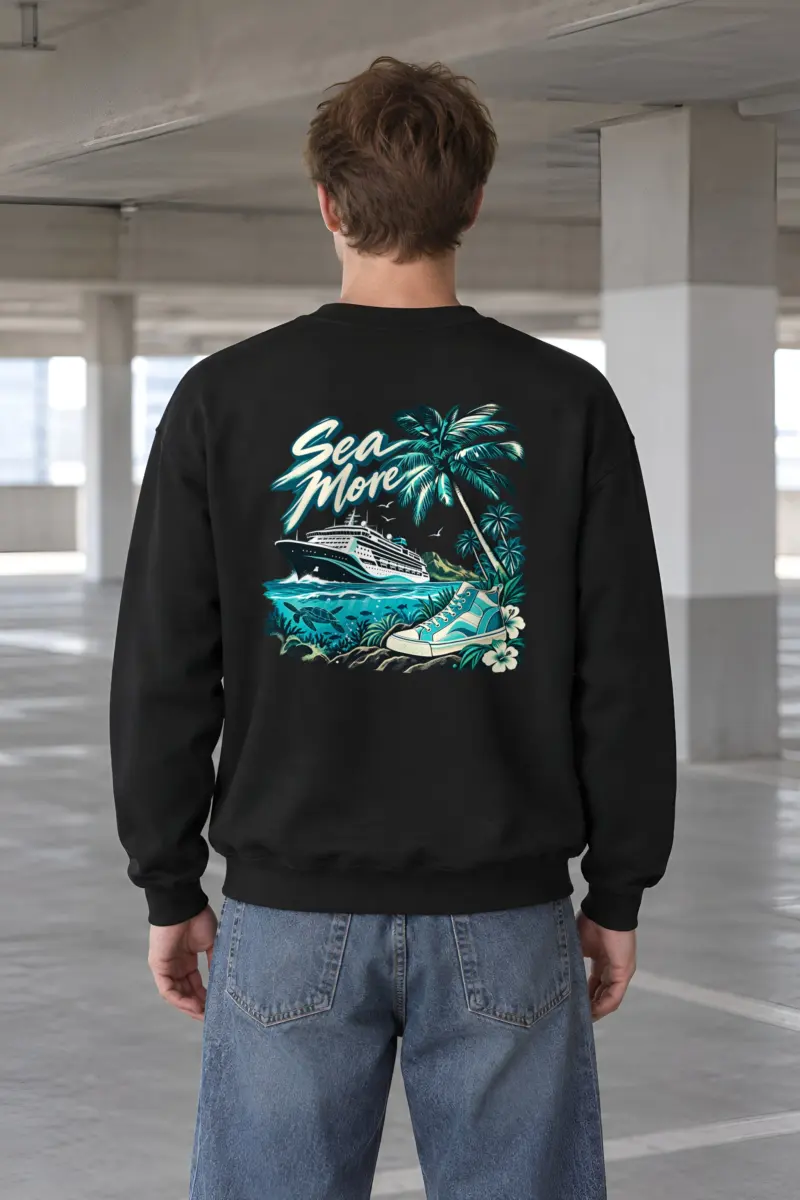 "Sea More" Heavy Blend Unisex Crewneck Sweatshirt