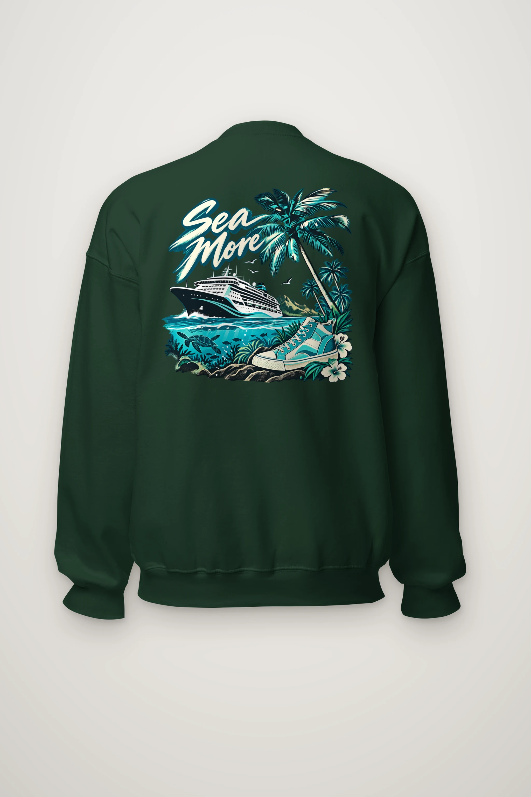 "Sea More" Heavy Blend Unisex Crewneck Sweatshirt