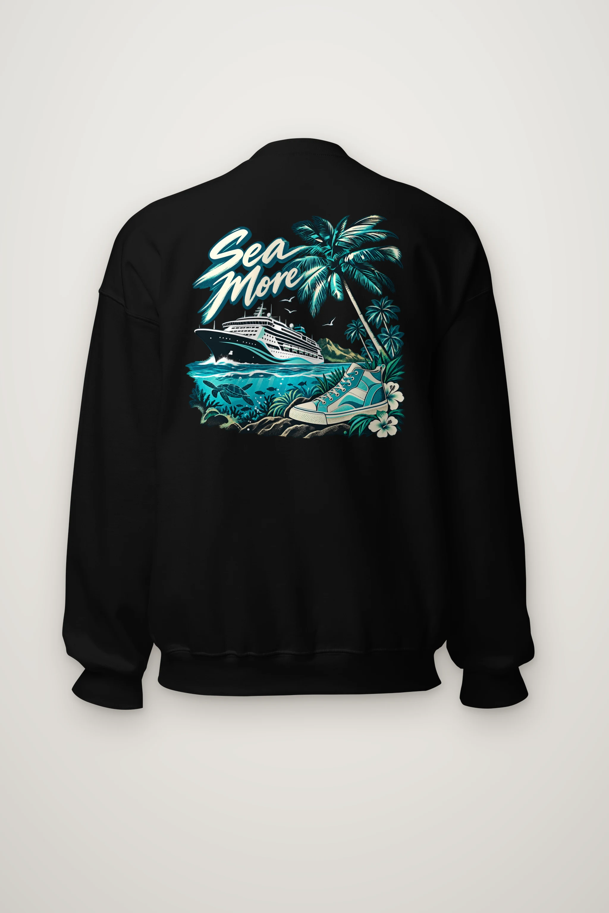 "Sea More" Heavy Blend Unisex Crewneck Sweatshirt