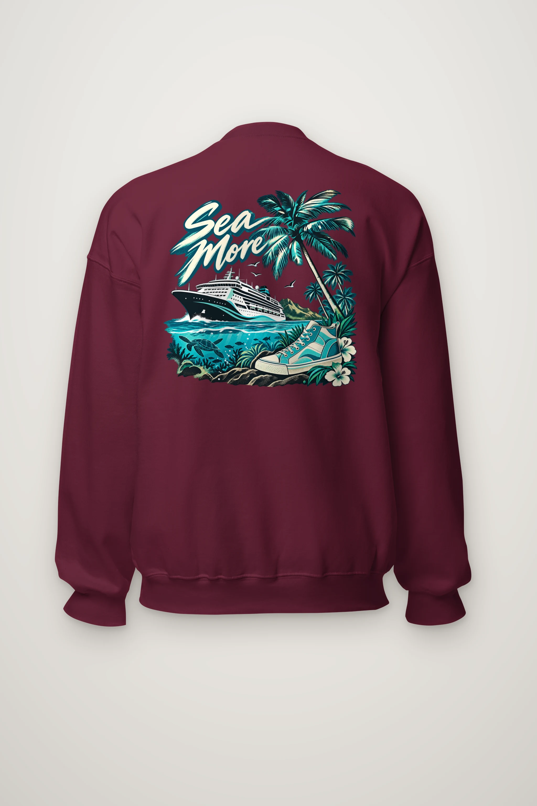 "Sea More" Heavy Blend Unisex Crewneck Sweatshirt