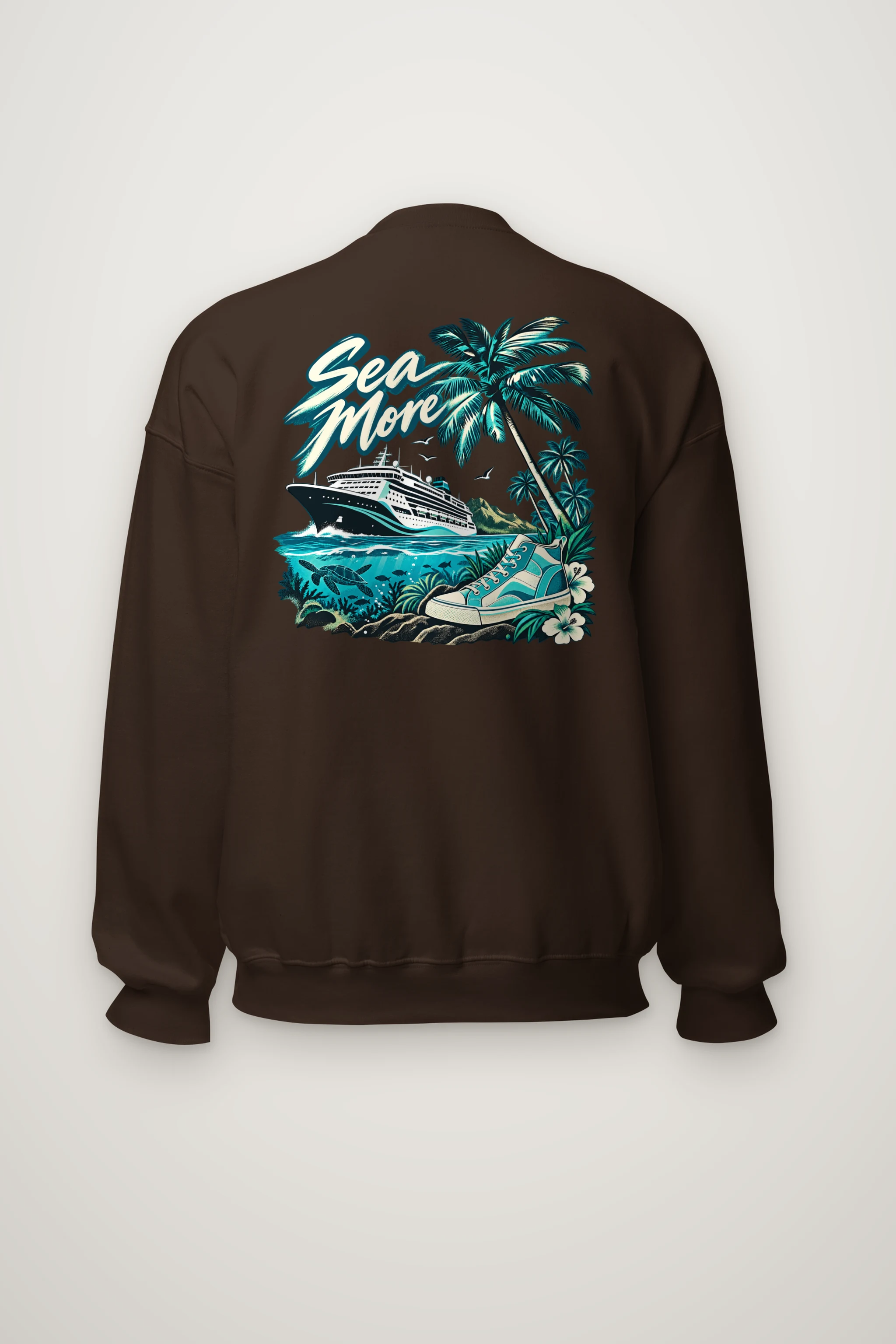 "Sea More" Heavy Blend Unisex Crewneck Sweatshirt