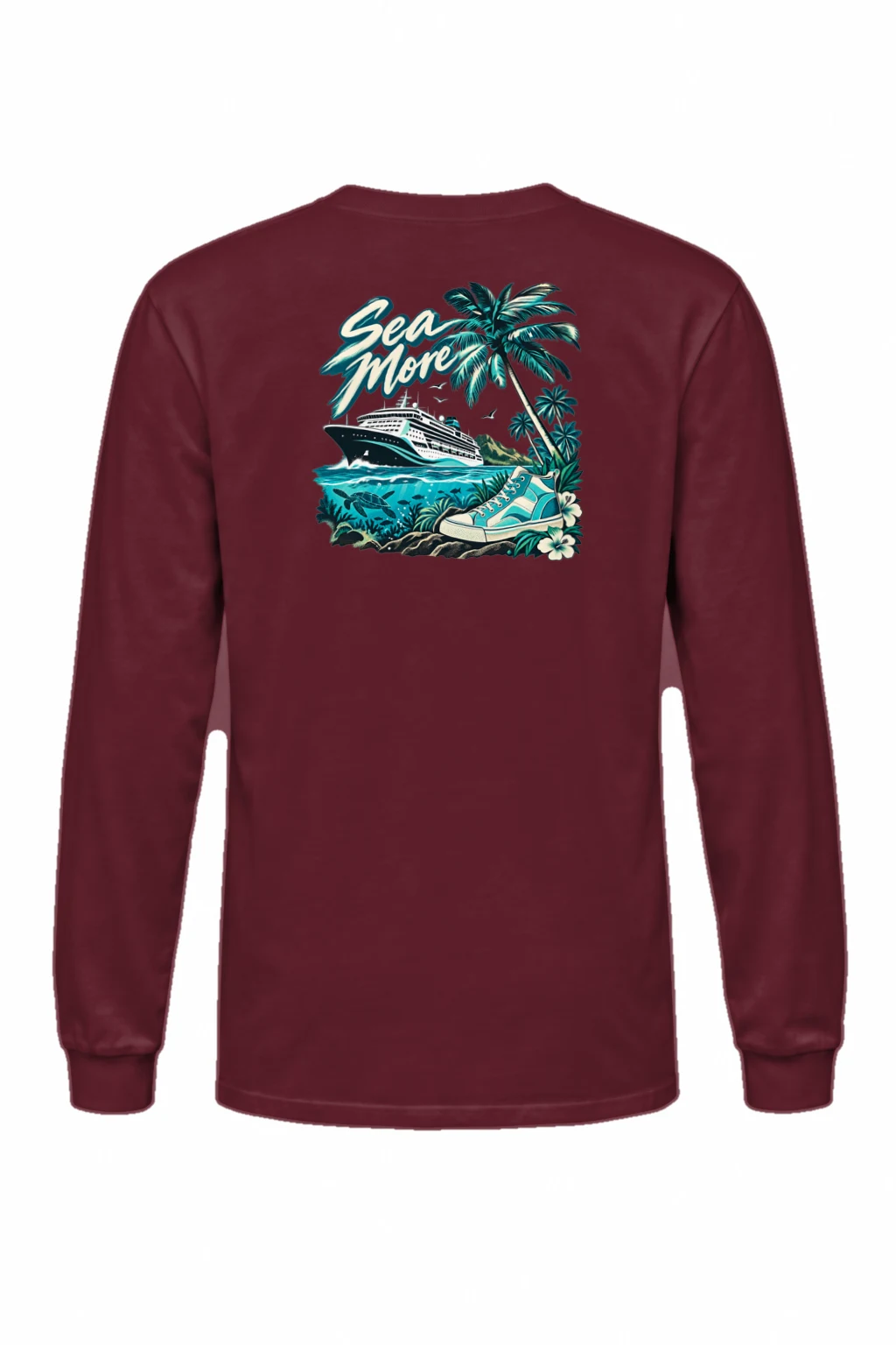 "Sea More" Unisex Longsleeve T-shirt | Gildan 2400
