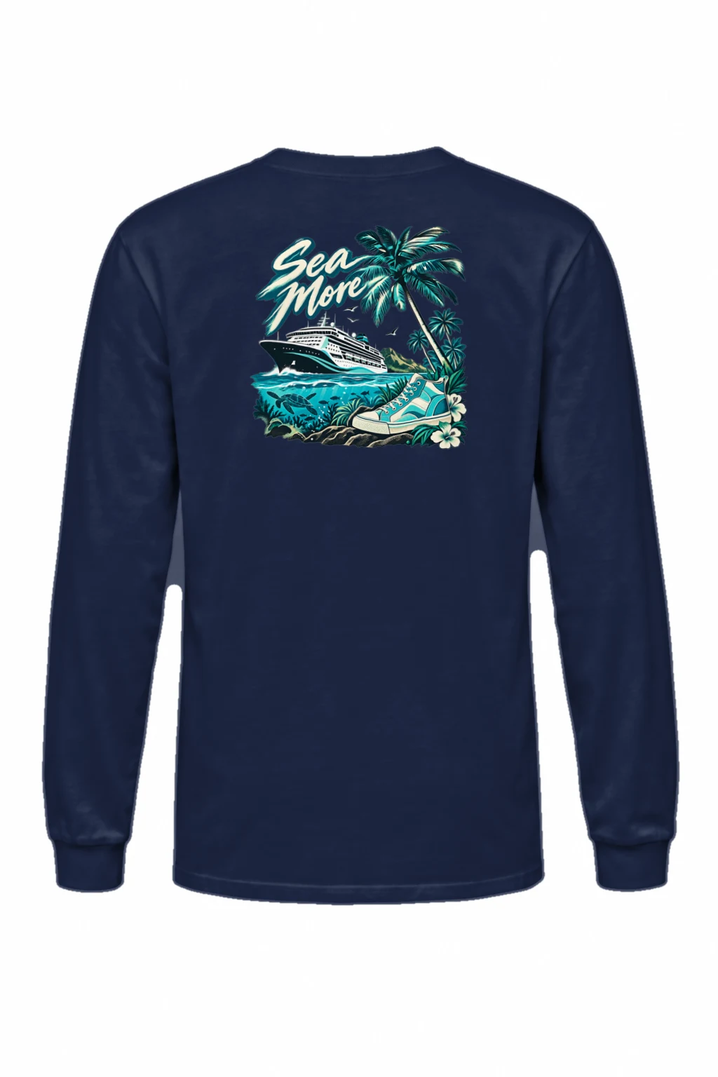 "Sea More" Unisex Longsleeve T-shirt | Gildan 2400