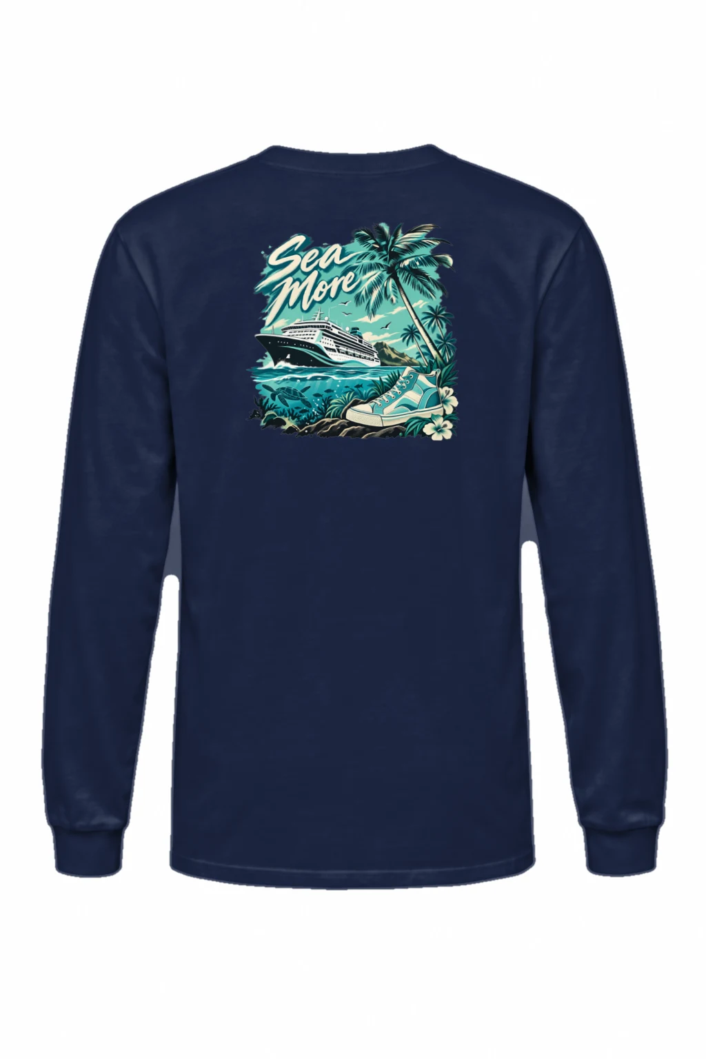"Sea More" Unisex Longsleeve T-shirt | Gildan 2400