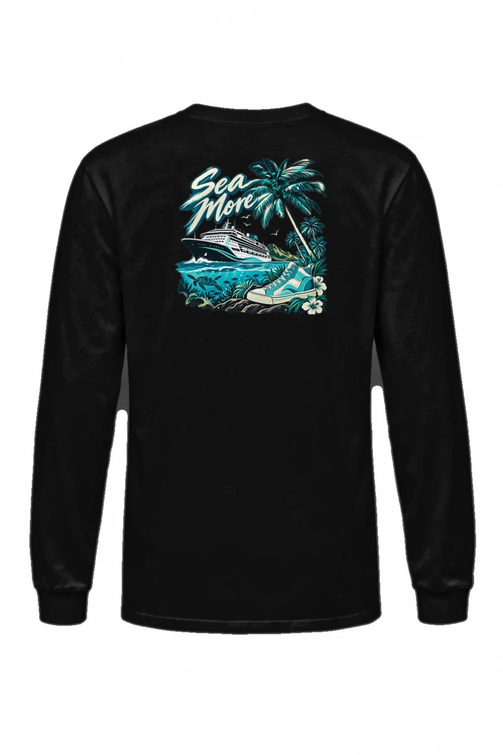"Sea More" Unisex Longsleeve T-shirt | Gildan 2400