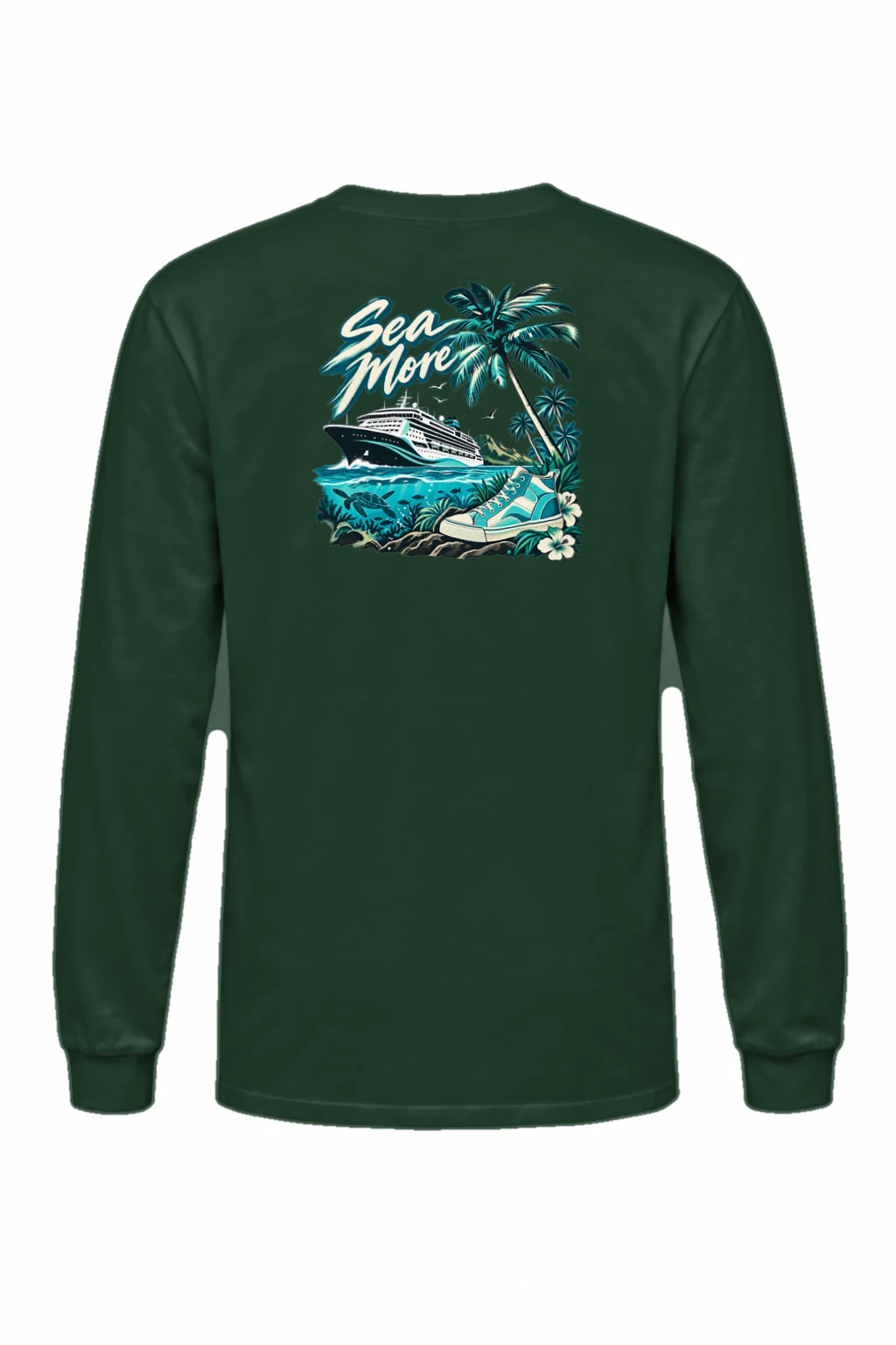 "Sea More" Unisex Longsleeve T-shirt | Gildan 2400