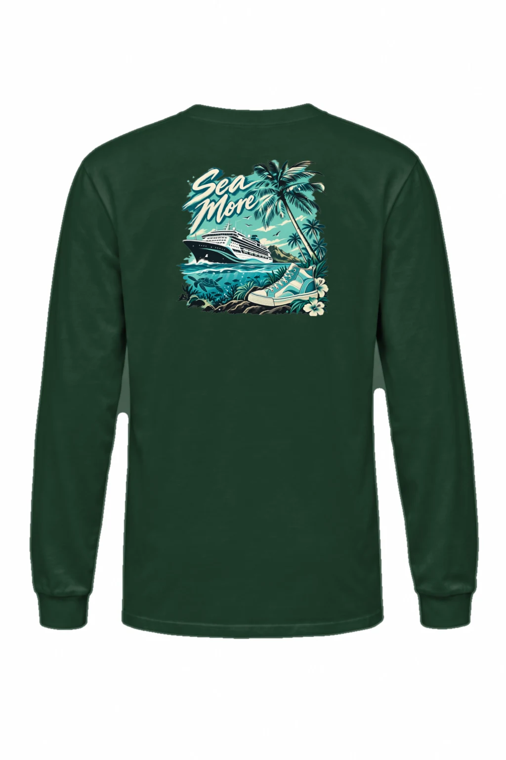 "Sea More" Unisex Longsleeve T-shirt | Gildan 2400
