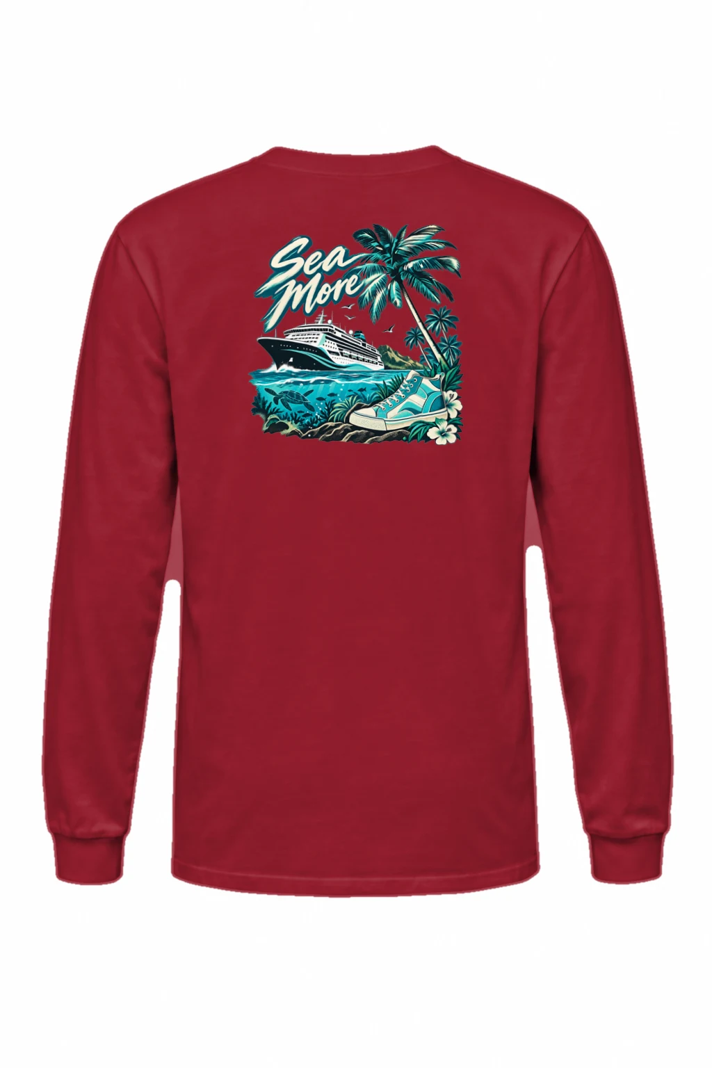 "Sea More" Unisex Longsleeve T-shirt | Gildan 2400