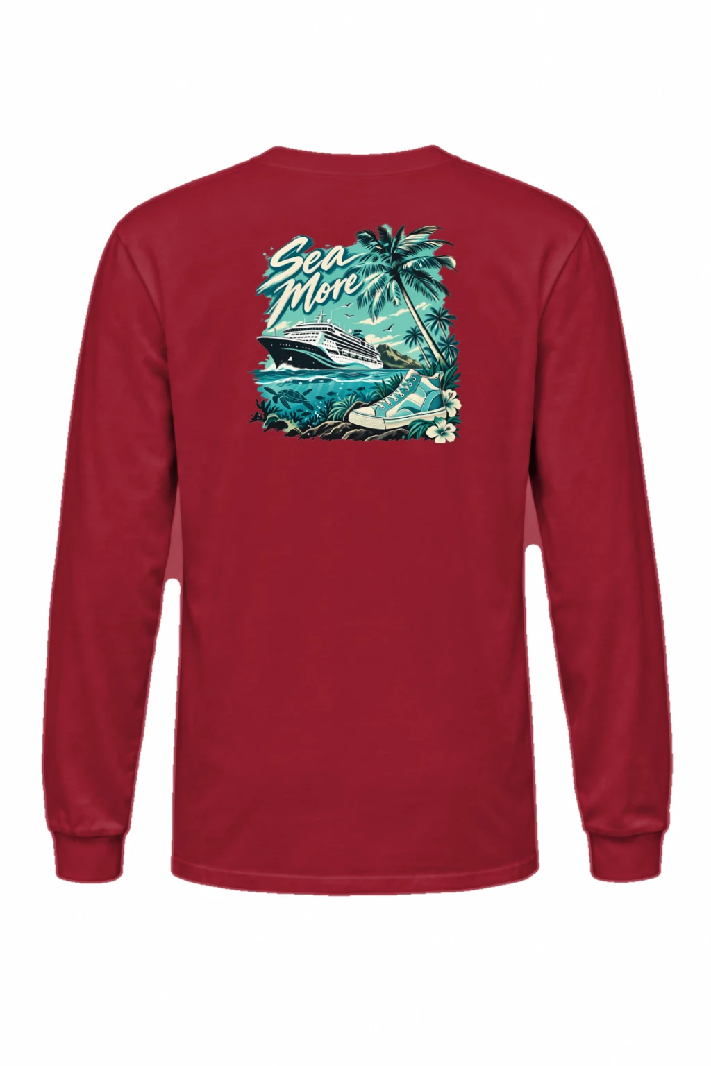 "Sea More" Unisex Longsleeve T-shirt | Gildan 2400