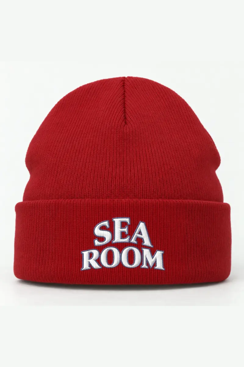 "Sea Room" Cuffed Beanie · Embroidered