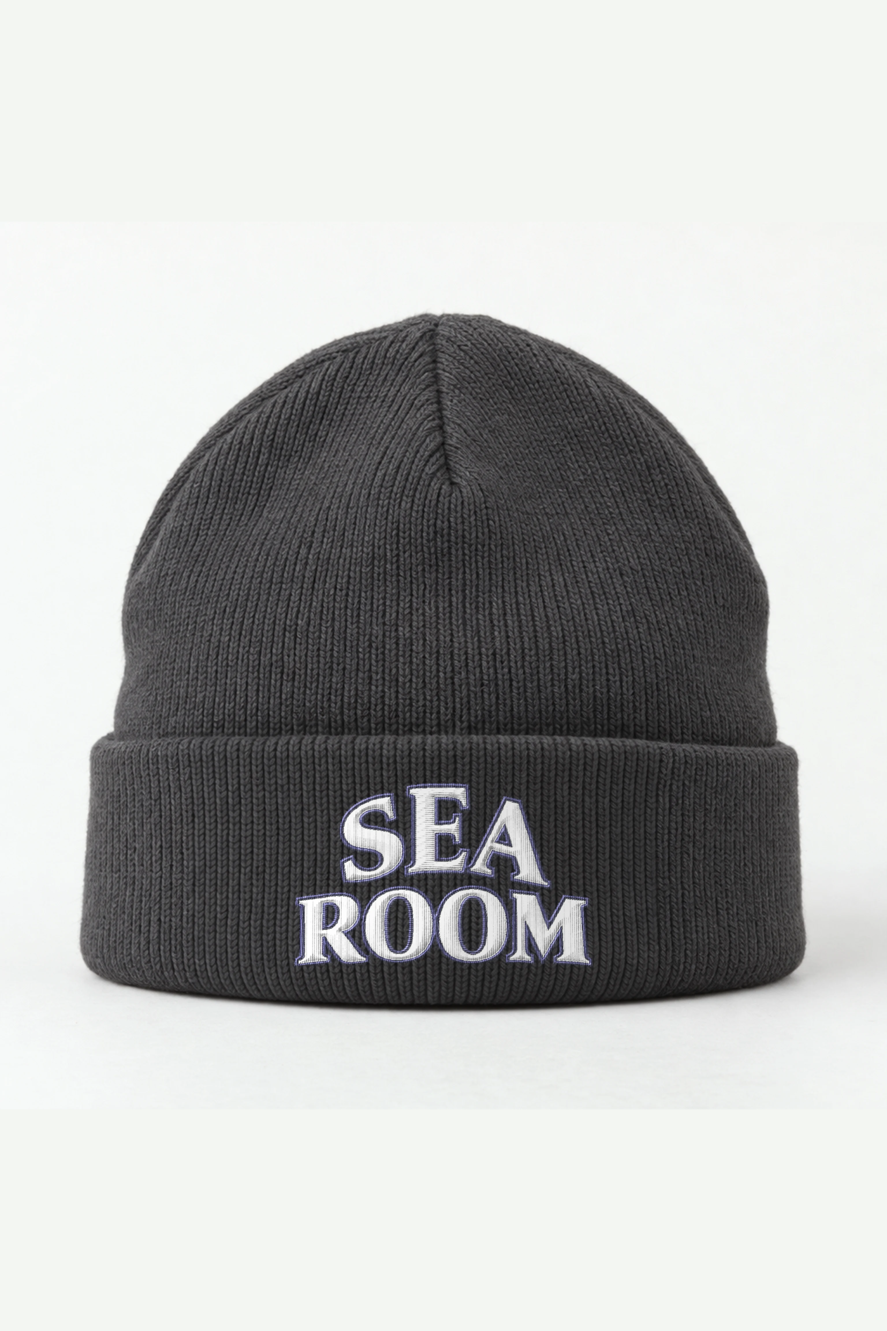 "Sea Room" Cuffed Beanie · Embroidered