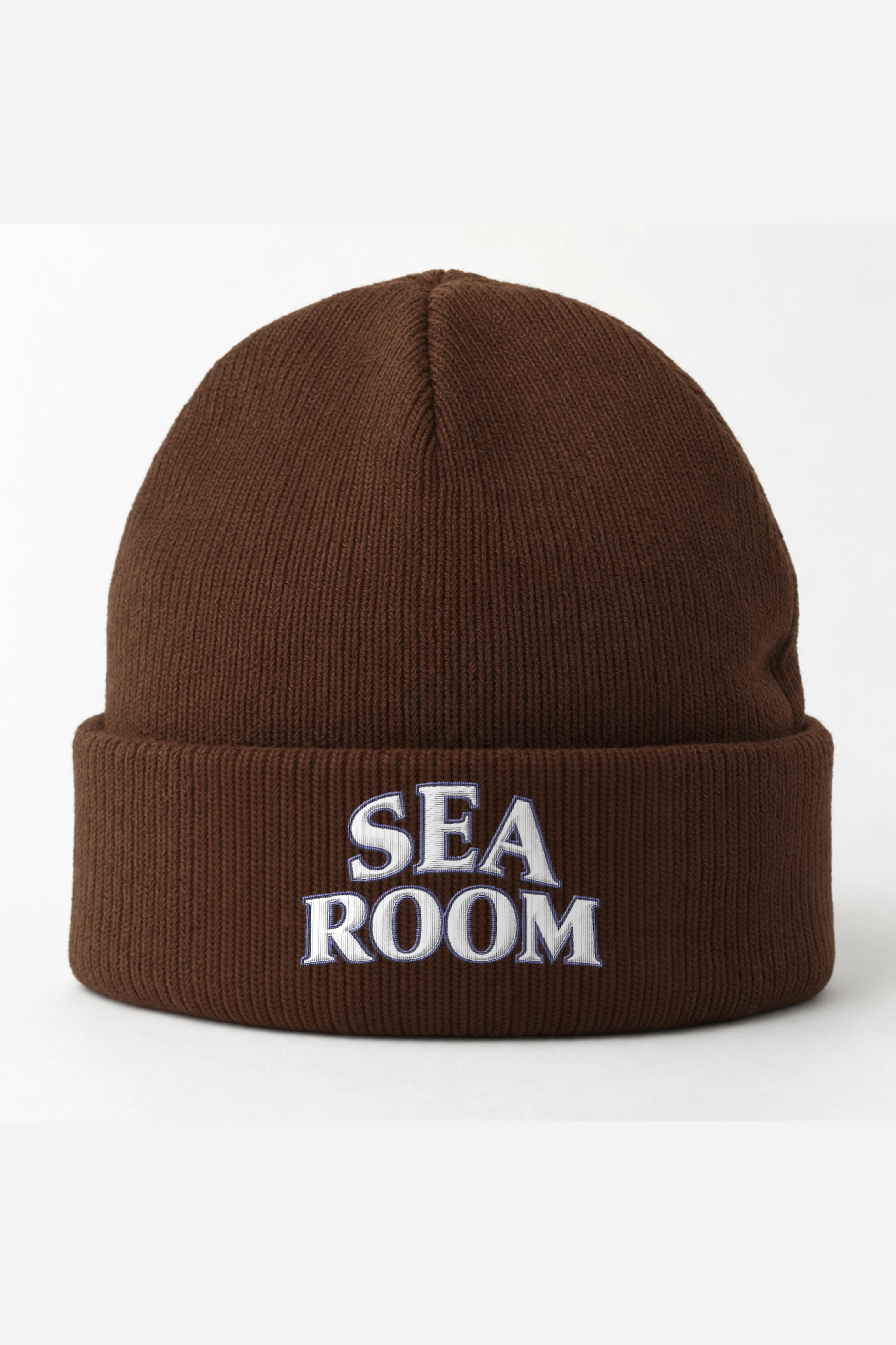"Sea Room" Cuffed Beanie · Embroidered